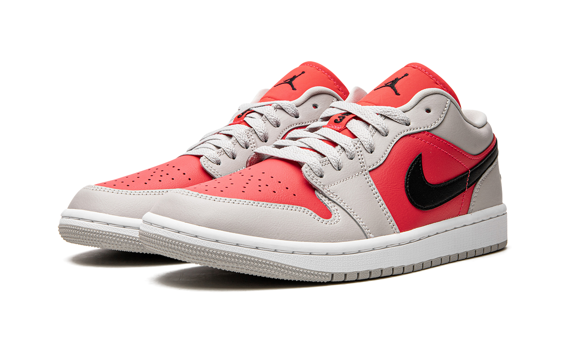Air Jordan 1 Lo Wmns "light Iron Ore / Siren Red" - 2