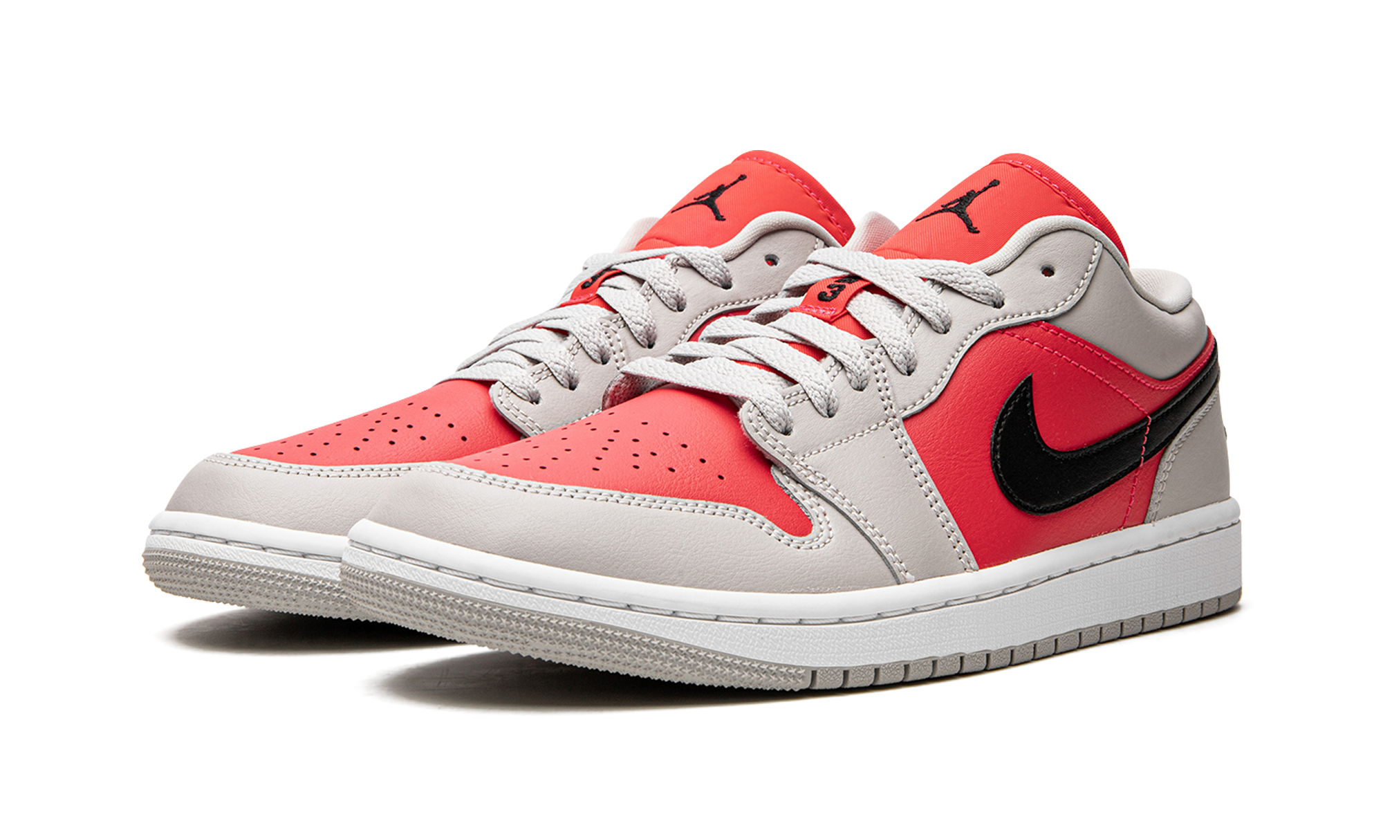 Air Jordan 1 Lo Wmns "light Iron Ore / Siren Red" - 2