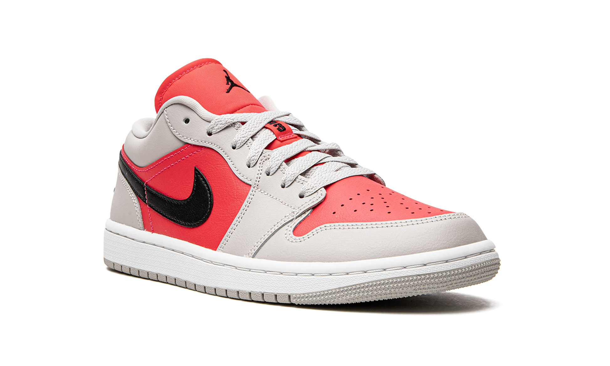 Air Jordan 1 Lo Wmns "light Iron Ore / Siren Red" - 7