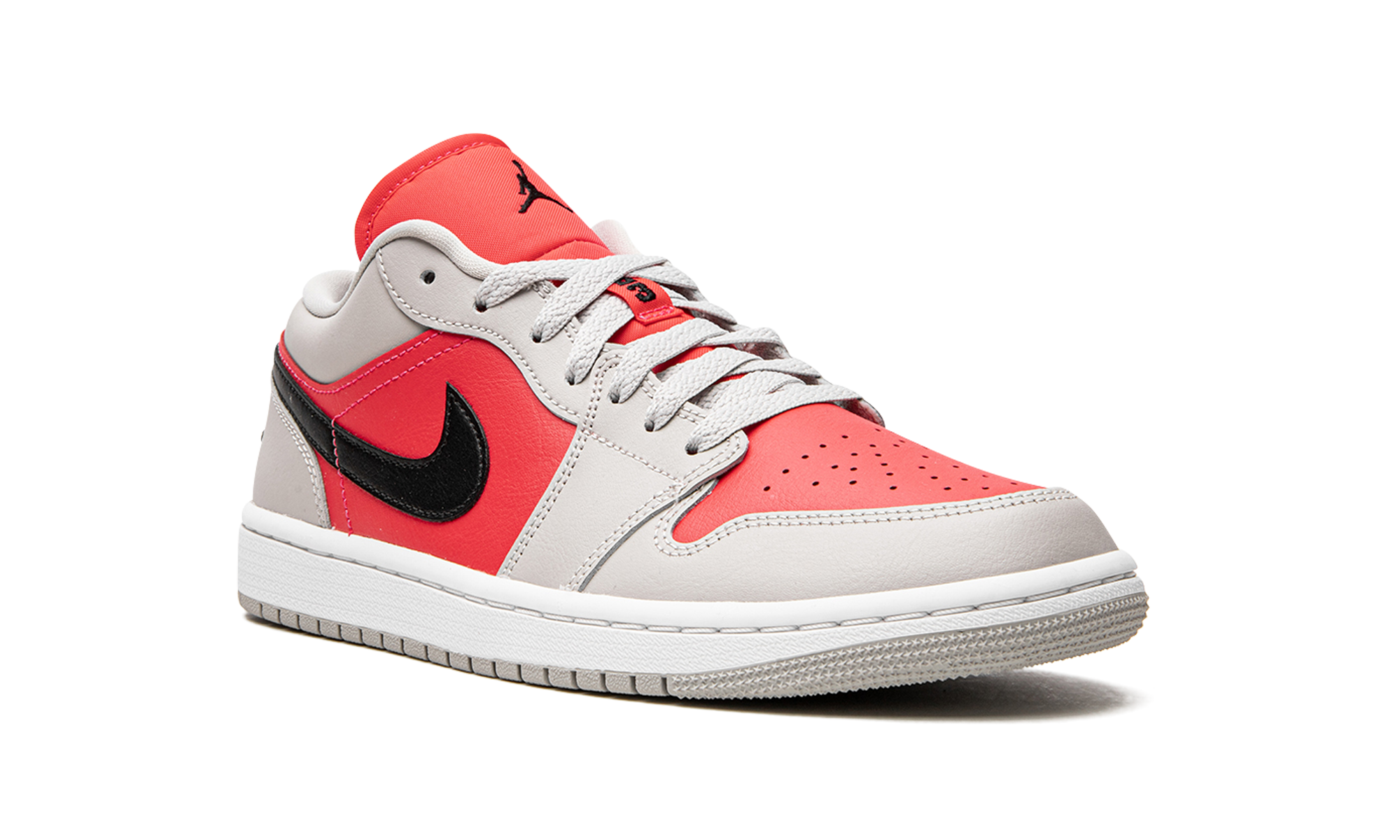 Air Jordan 1 Lo Wmns "light Iron Ore / Siren Red" - 7