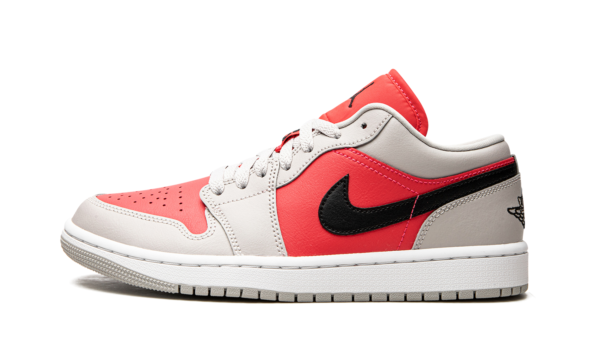 Air Jordan 1 Lo Wmns "light Iron Ore / Siren Red" - 8