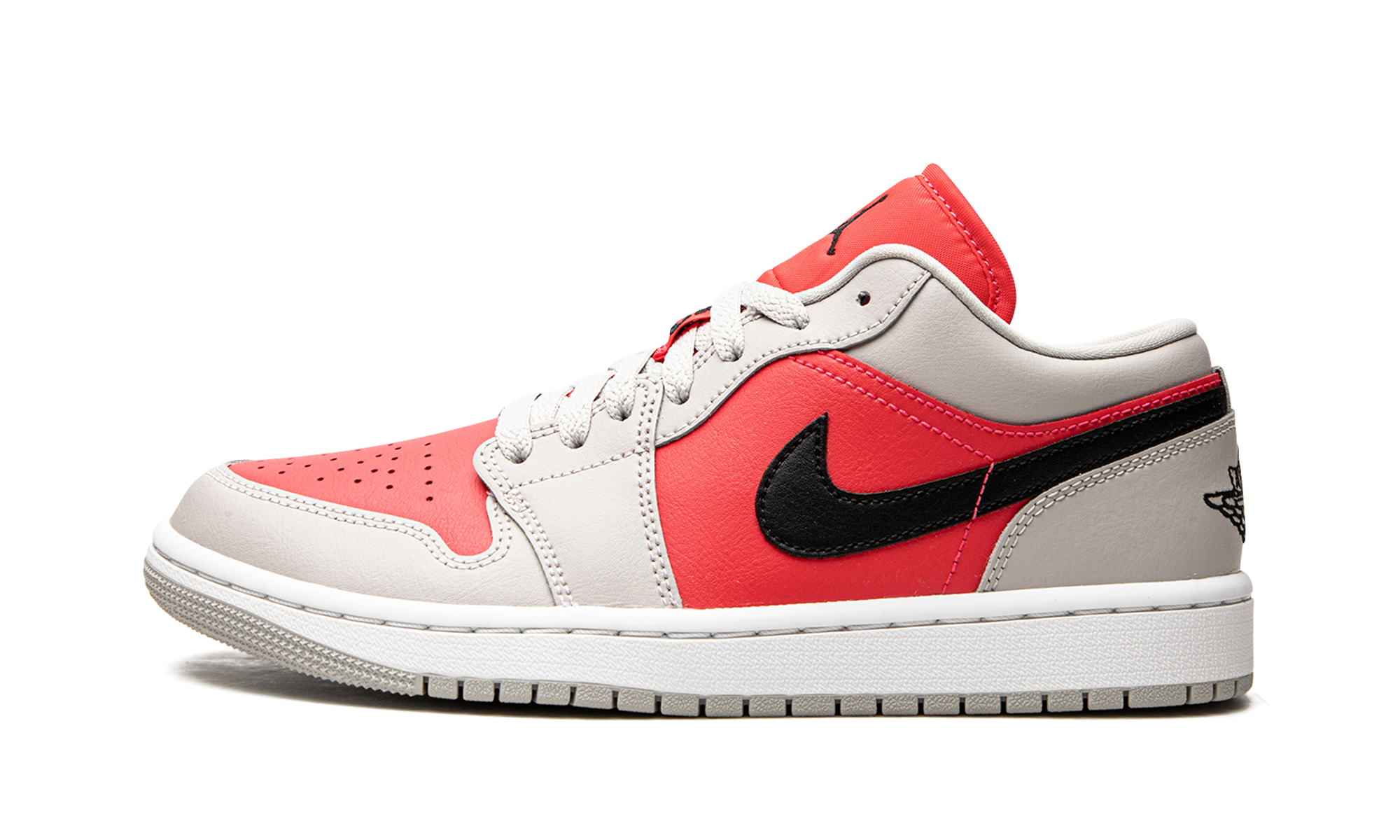 Air Jordan 1 Lo Wmns "light Iron Ore / Siren Red" - 8