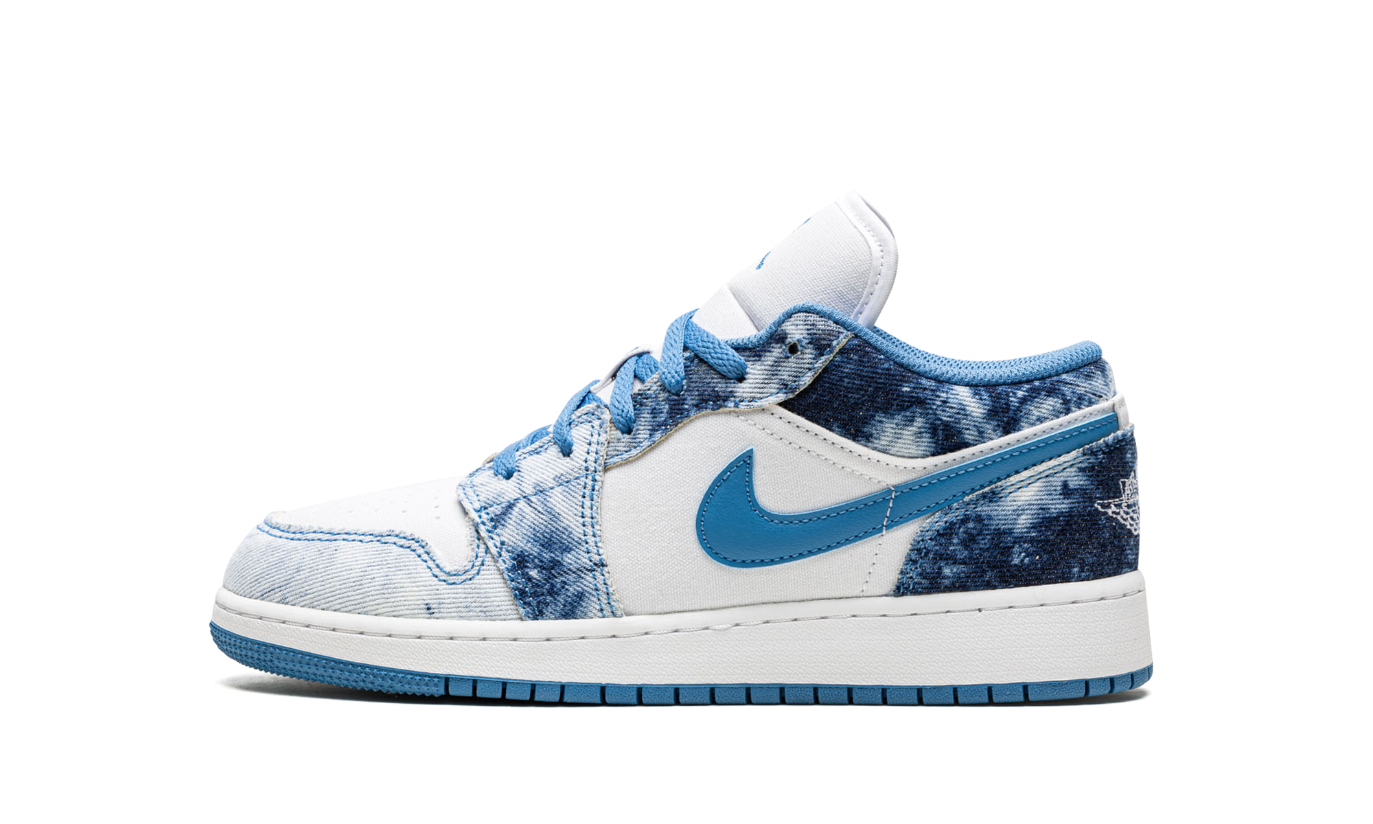 Air Jordan 1 Low Gs "acid Wash Denim" - 1