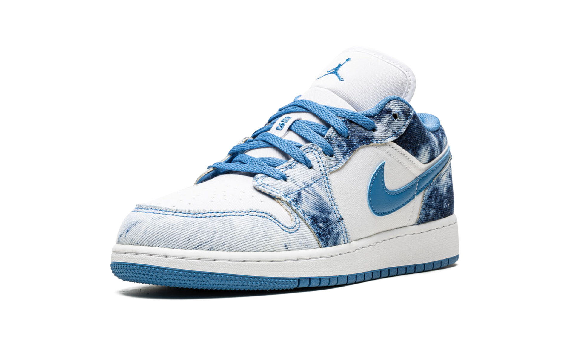Air Jordan 1 Low Gs "acid Wash Denim" - 4