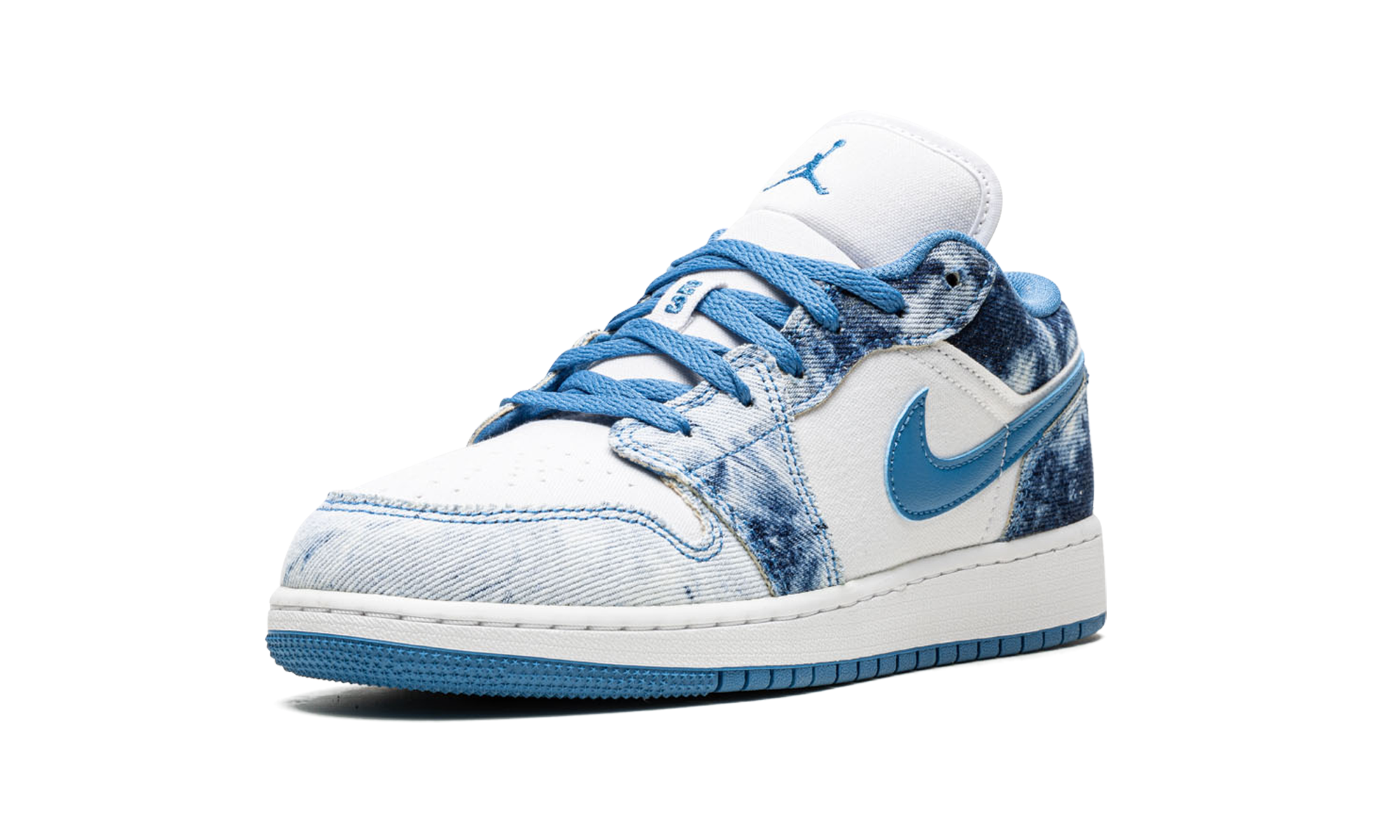 Air Jordan 1 Low Gs "acid Wash Denim" - 4