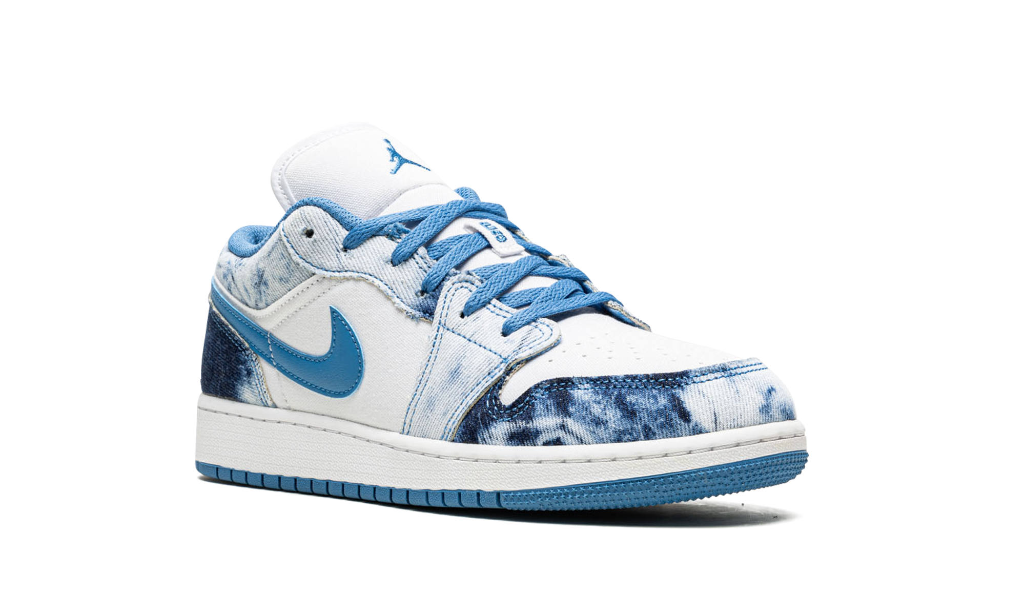 Air Jordan 1 Low Gs "acid Wash Denim" - 7