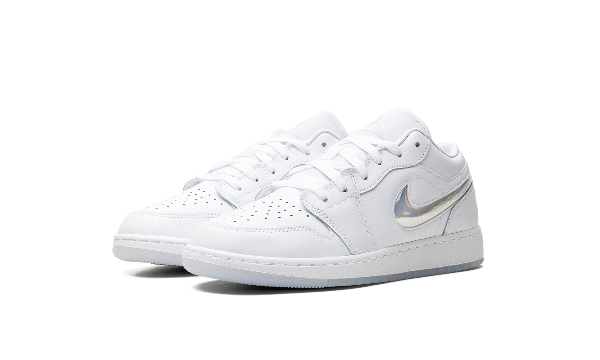 Air Jordan 1 Low Gs "glitter Swoosh" - 2