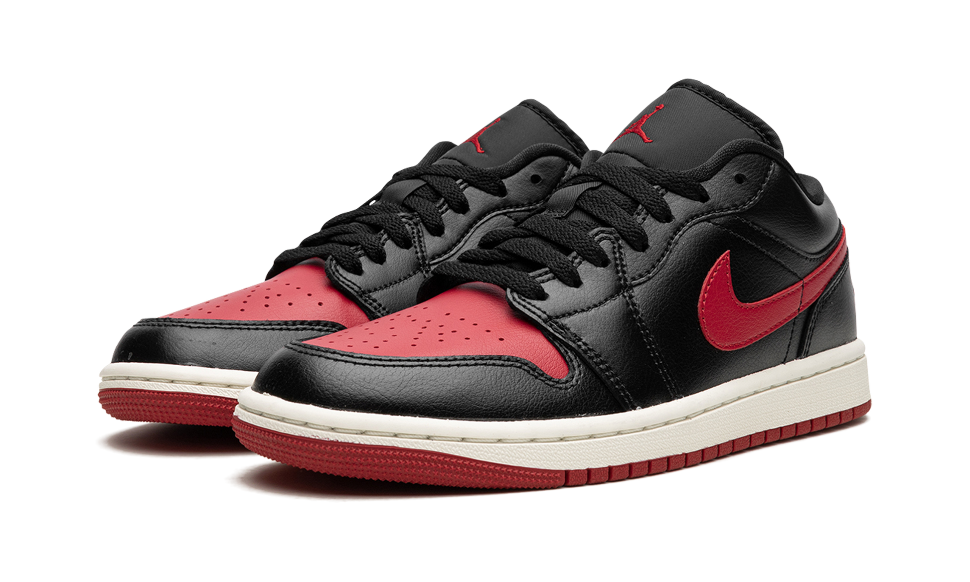 Air Jordan 1 Low Wmns "bred Sail" - 2