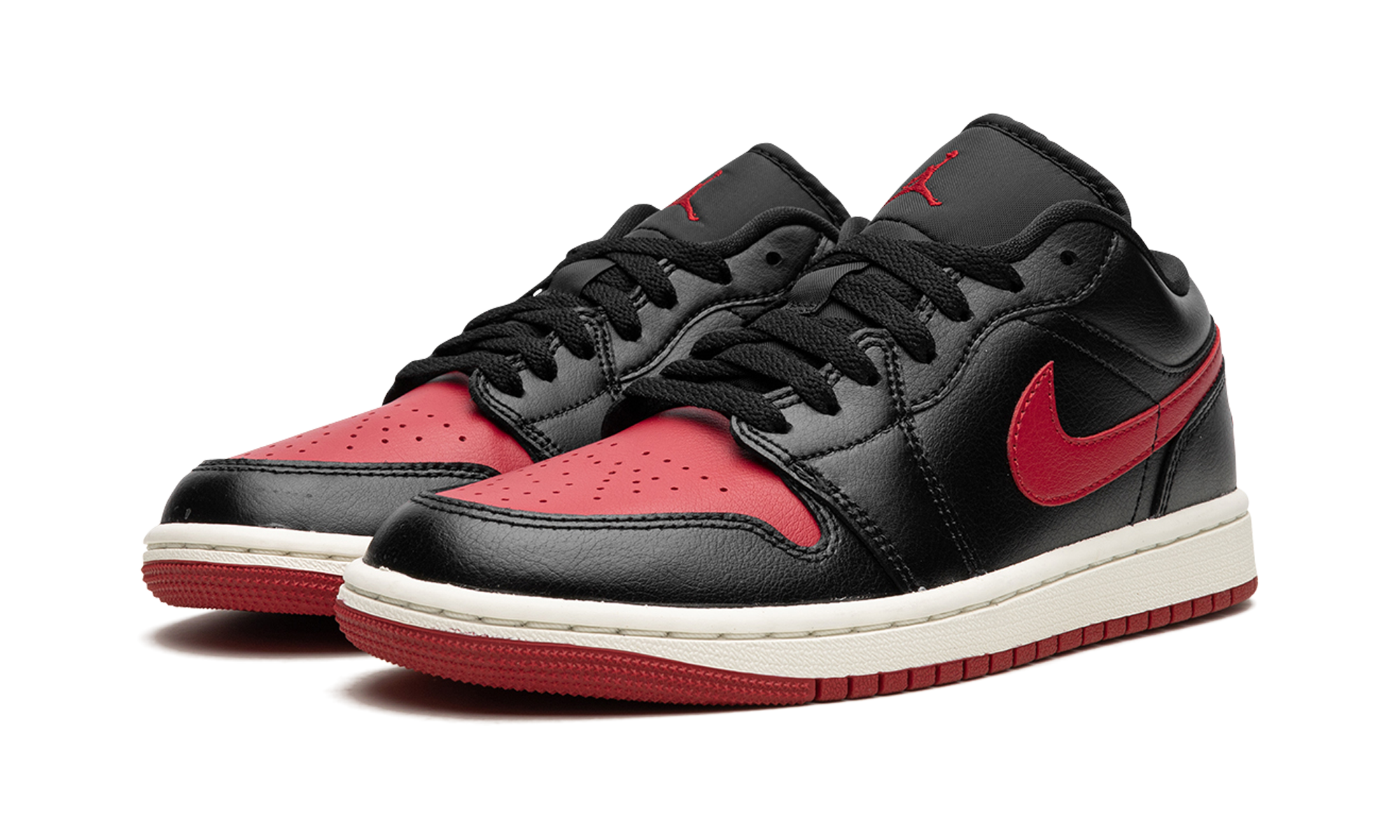 Air Jordan 1 Low Wmns "bred Sail" - 2