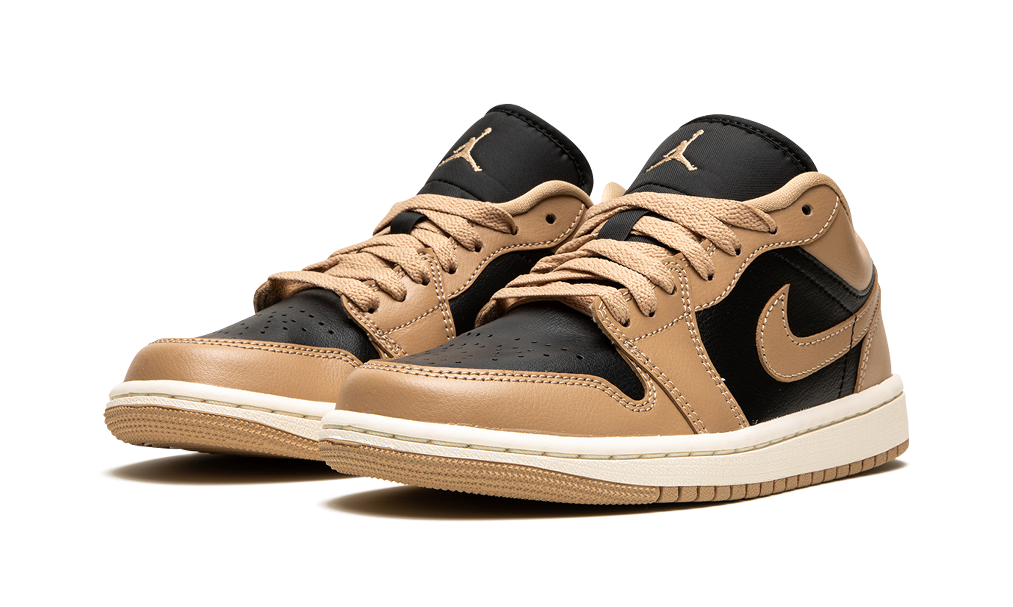 Air Jordan 1 Low Wmns "desert / Black" - 2