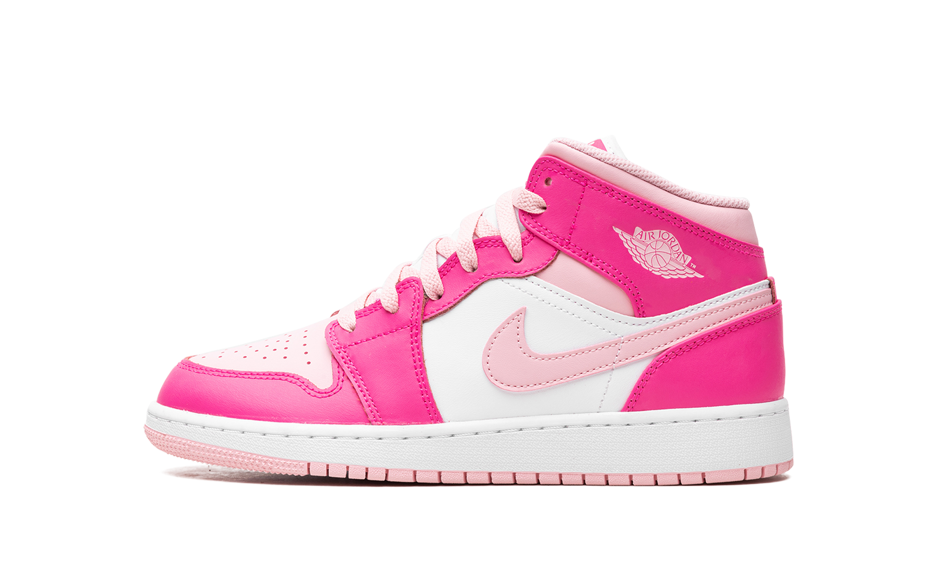 Air Jordan 1 Mid Gs "fierce Pink" - 1