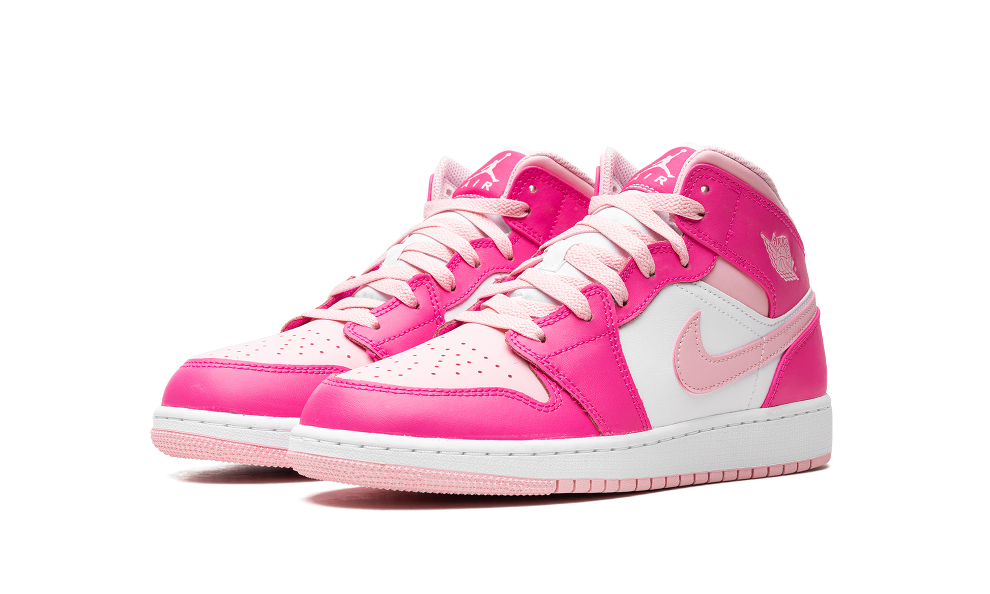 Air Jordan 1 Mid Gs "fierce Pink" - 2
