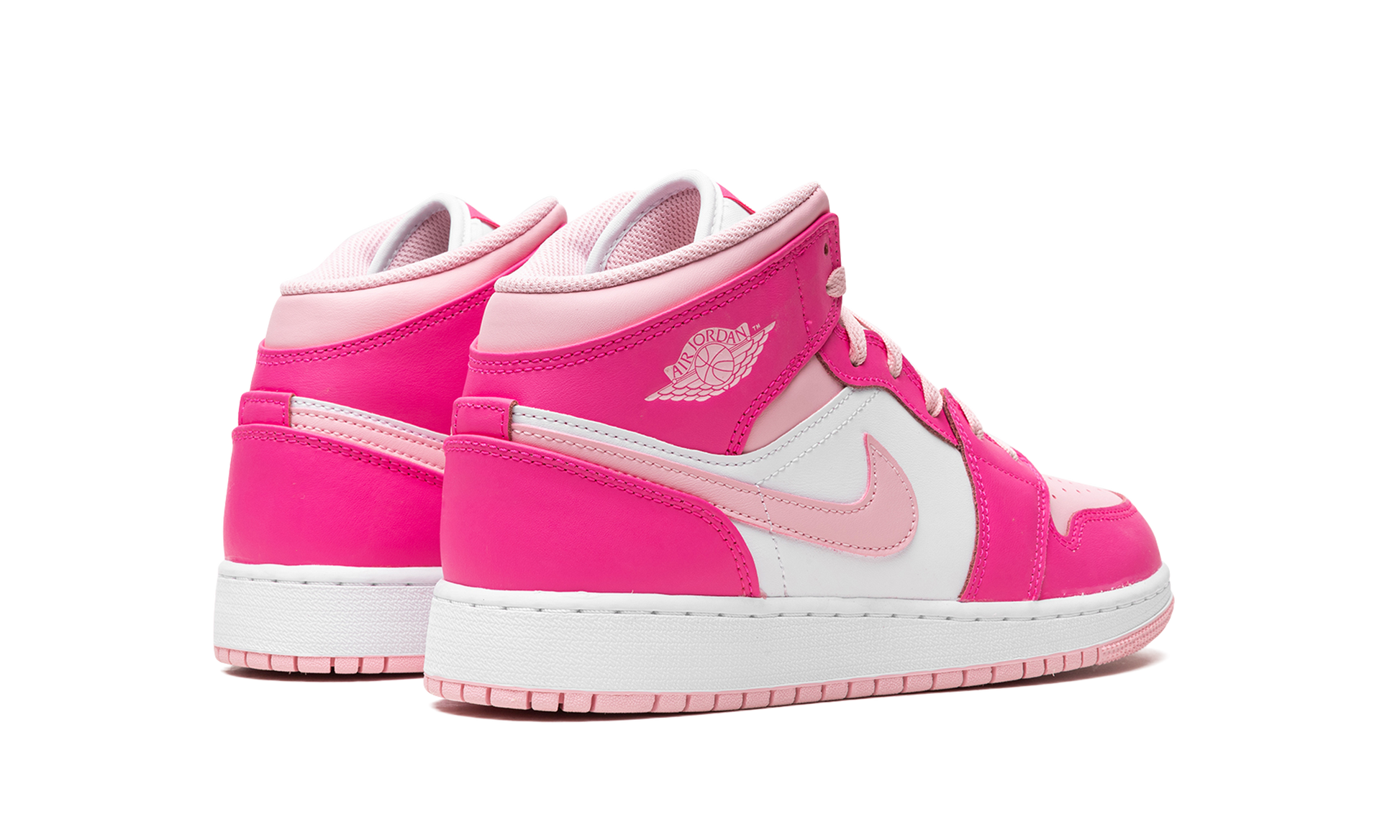 Air Jordan 1 Mid Gs "fierce Pink" - 3