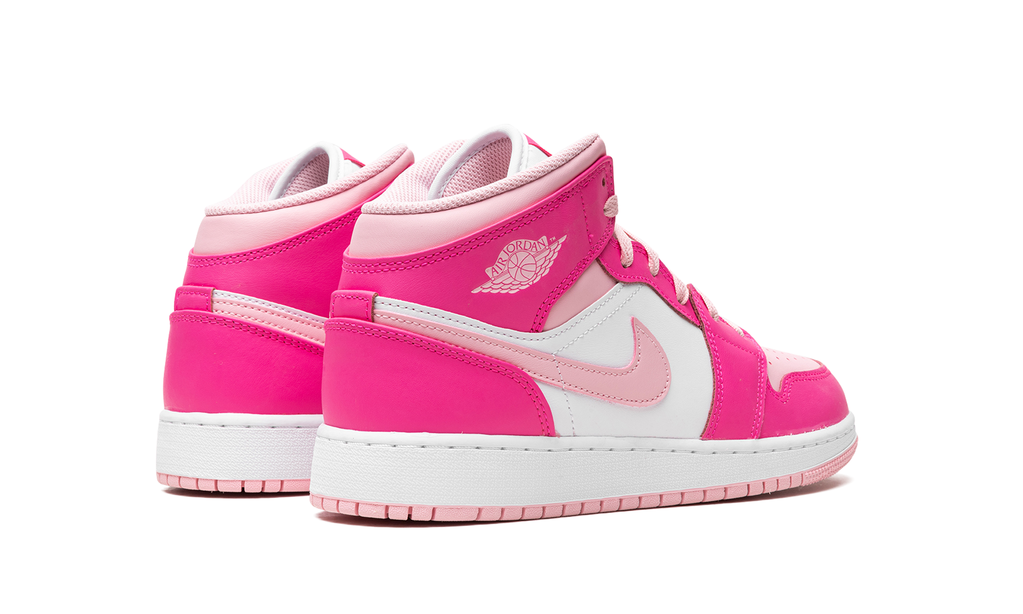 Air Jordan 1 Mid Gs "fierce Pink" - 3
