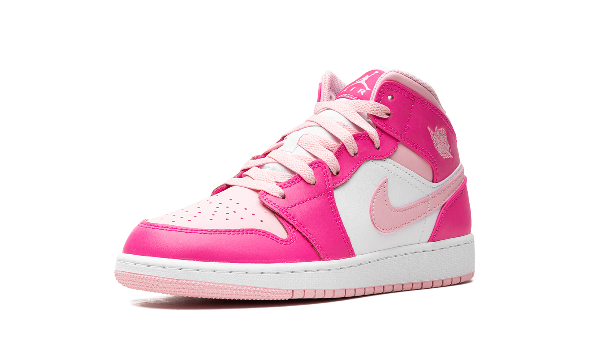 Air Jordan 1 Mid Gs "fierce Pink" - 4