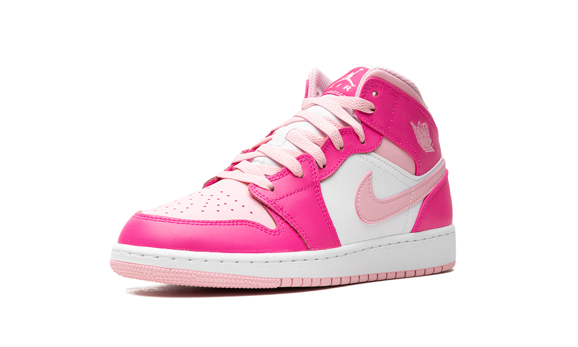Air Jordan 1 Mid Gs "fierce Pink" - 4