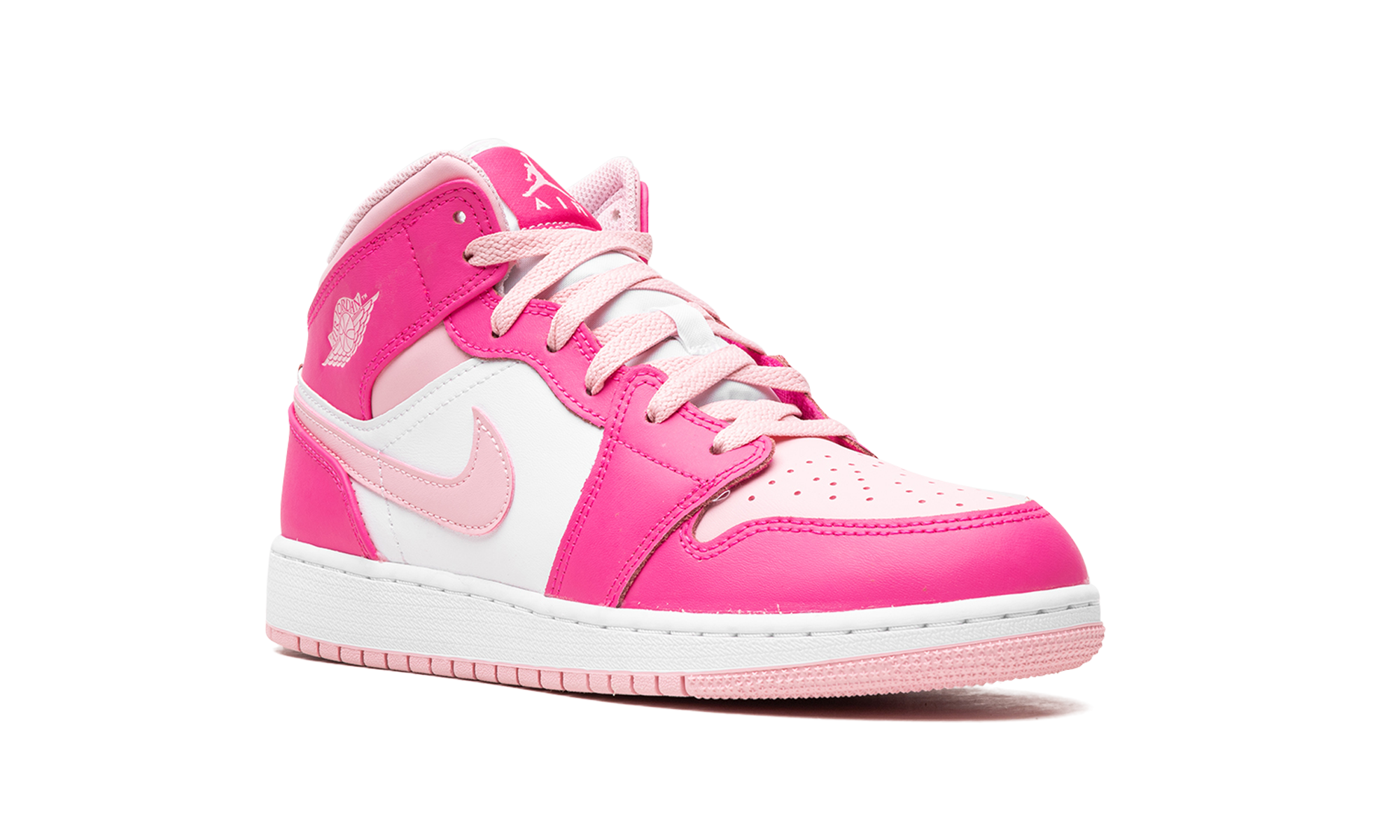 Air Jordan 1 Mid Gs "fierce Pink" - 7