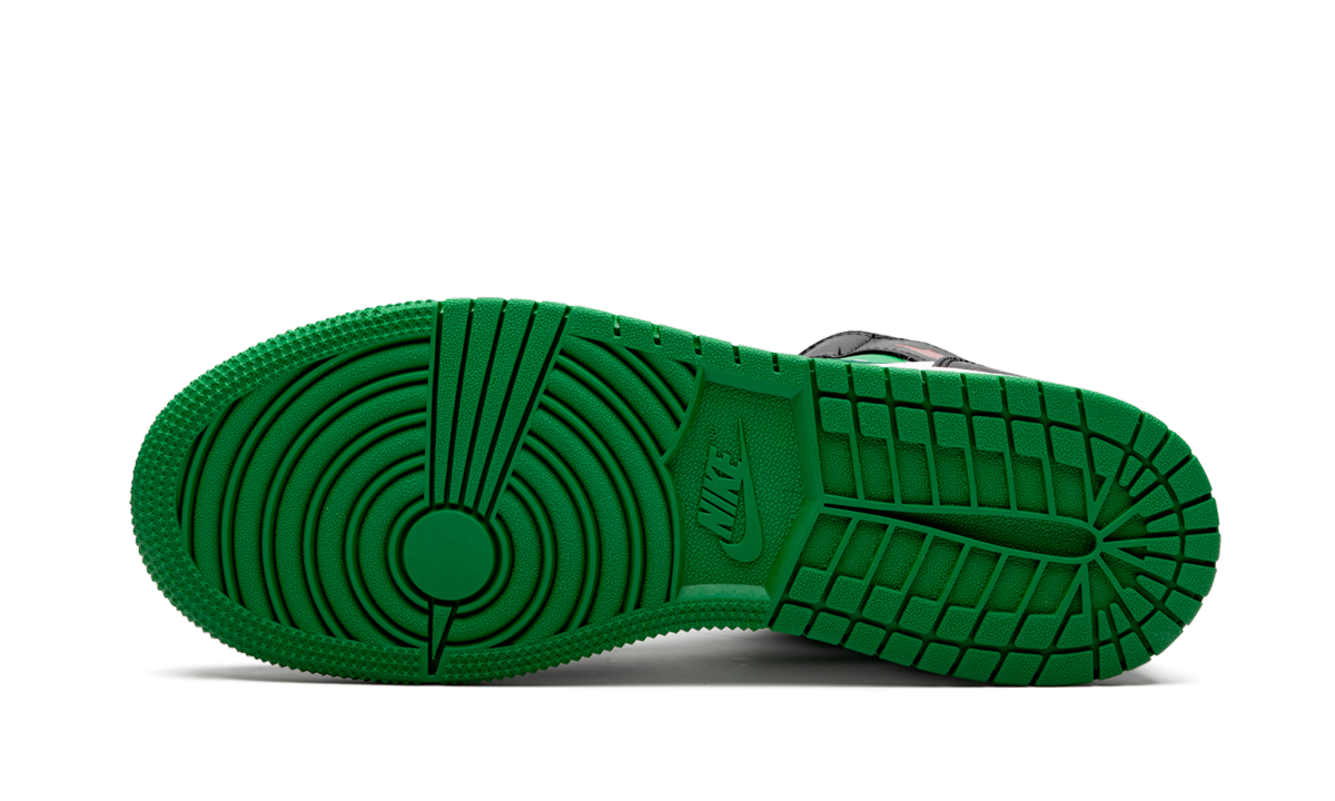 Air Jordan 1 Mid Gs "green Toe" - 5