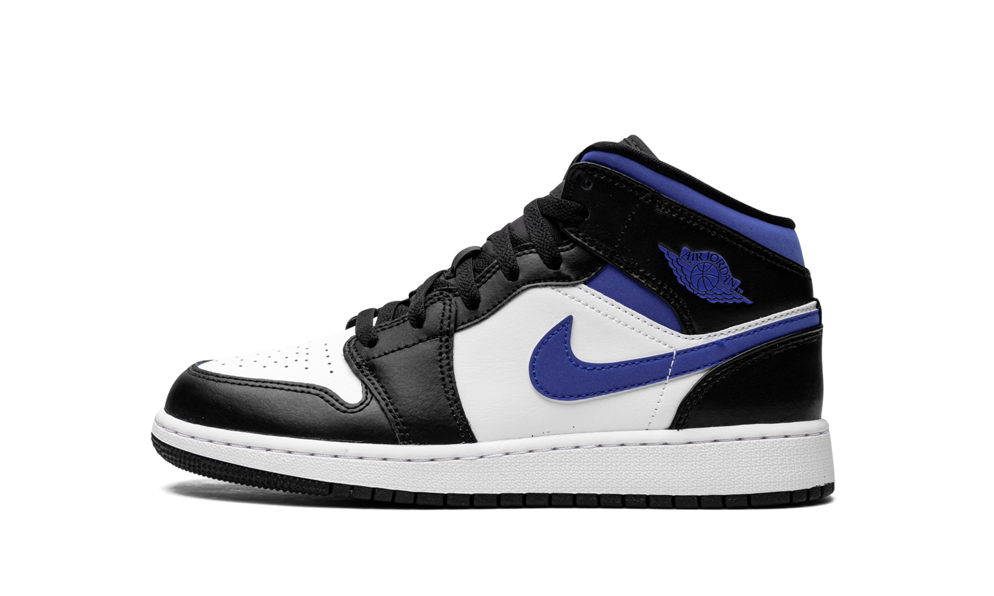 Air Jordan 1 Mid Gs "racer Blue / Black / White" - 1