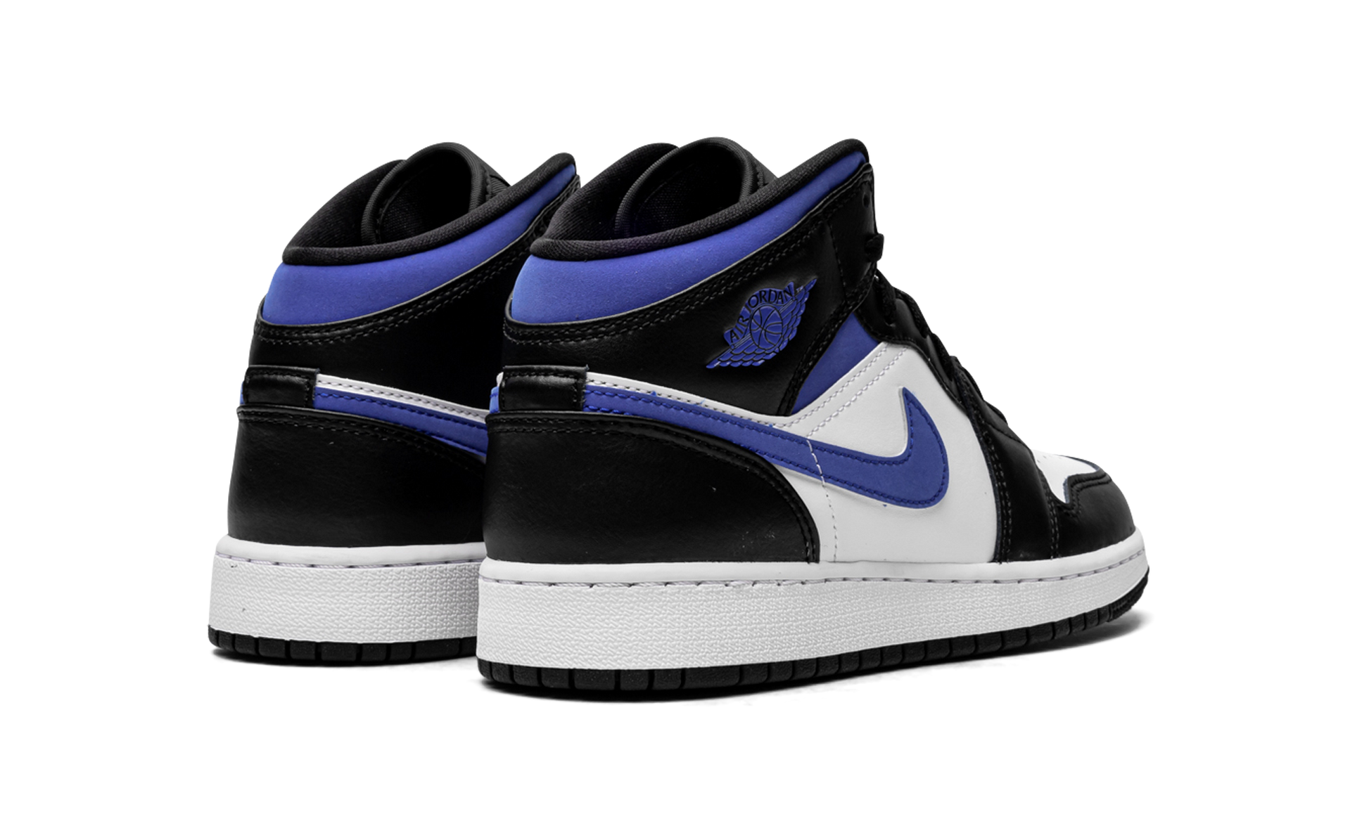 Air Jordan 1 Mid Gs "racer Blue / Black / White" - 3