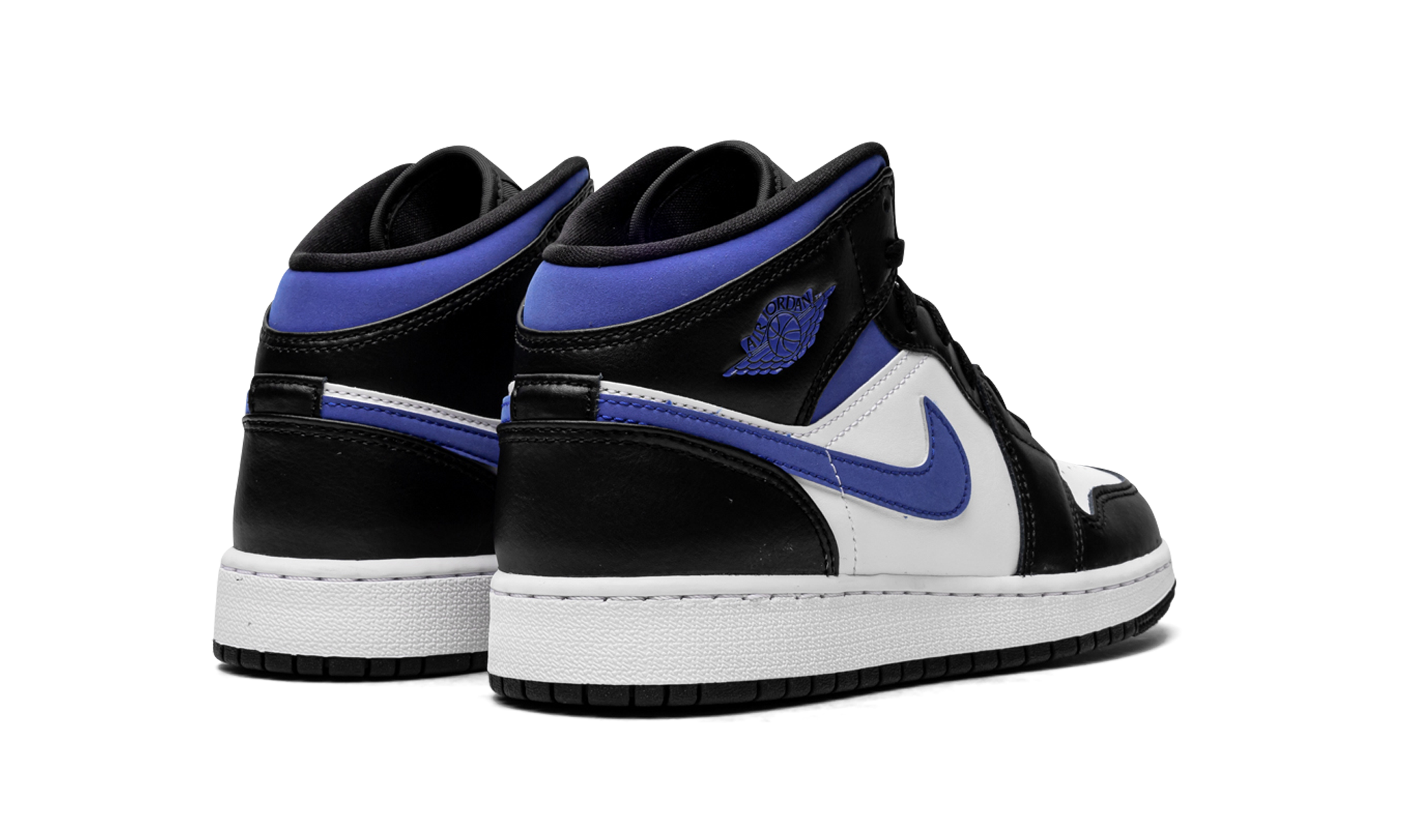Air Jordan 1 Mid Gs "racer Blue / Black / White" - 3