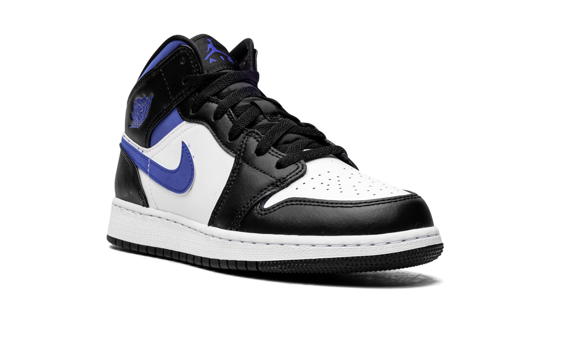 Air Jordan 1 Mid Gs "racer Blue / Black / White" - 7