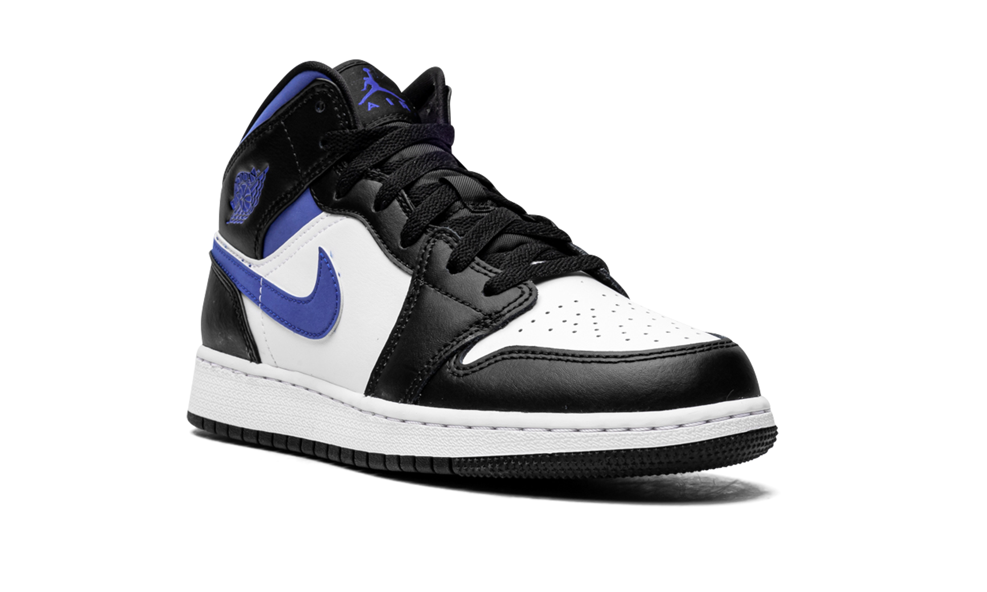 Air Jordan 1 Mid Gs "racer Blue / Black / White" - 7