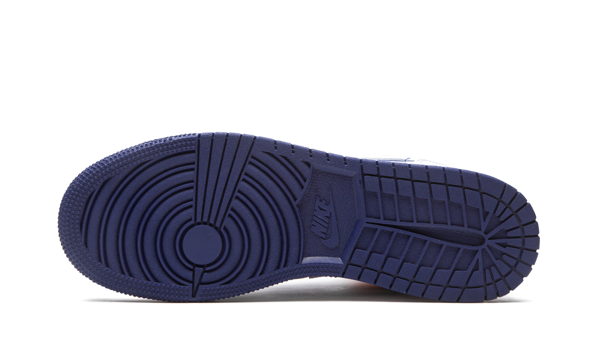 Air Jordan 1 Mid Gs "white Deep Royal Blue" - 5