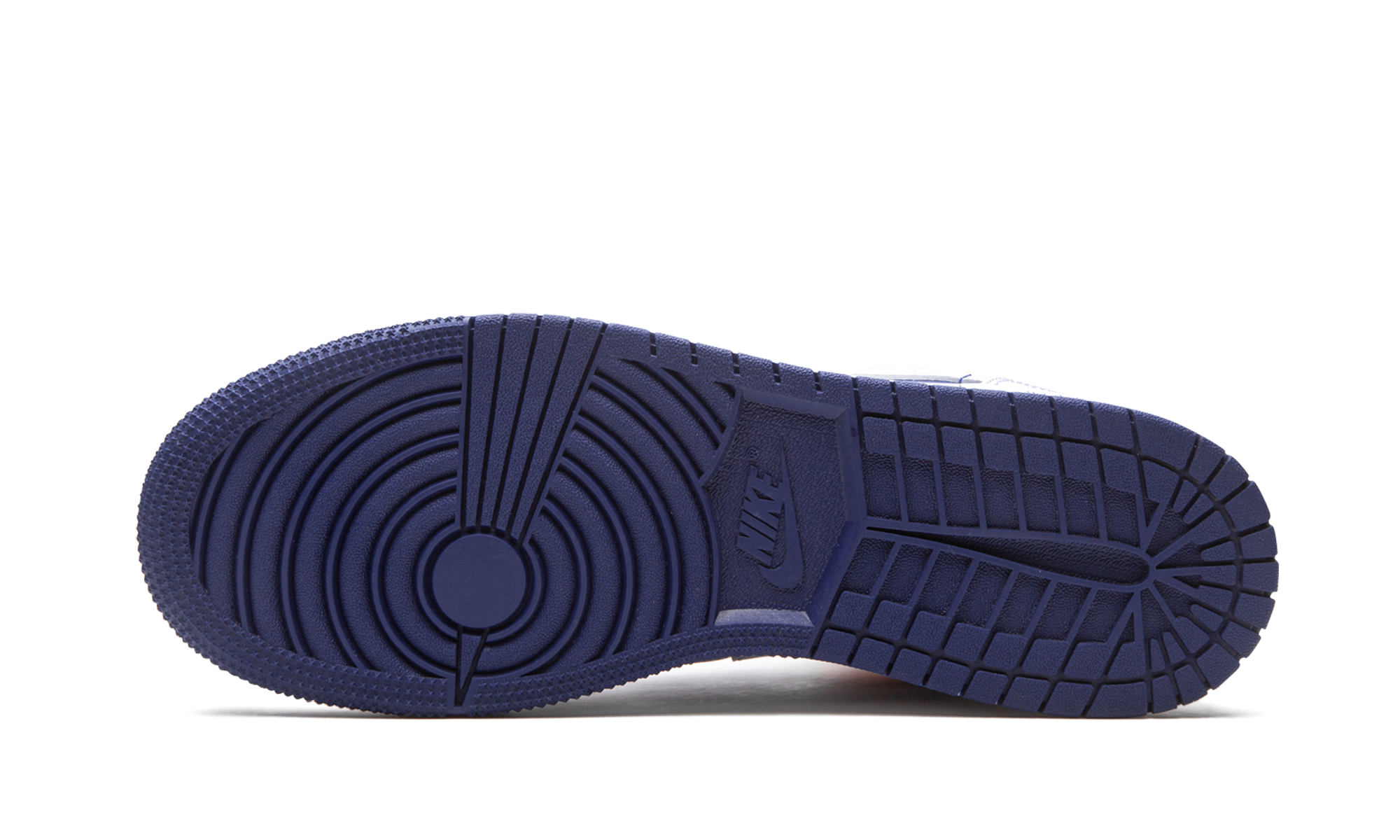 Air Jordan 1 Mid Gs "white Deep Royal Blue" - 5