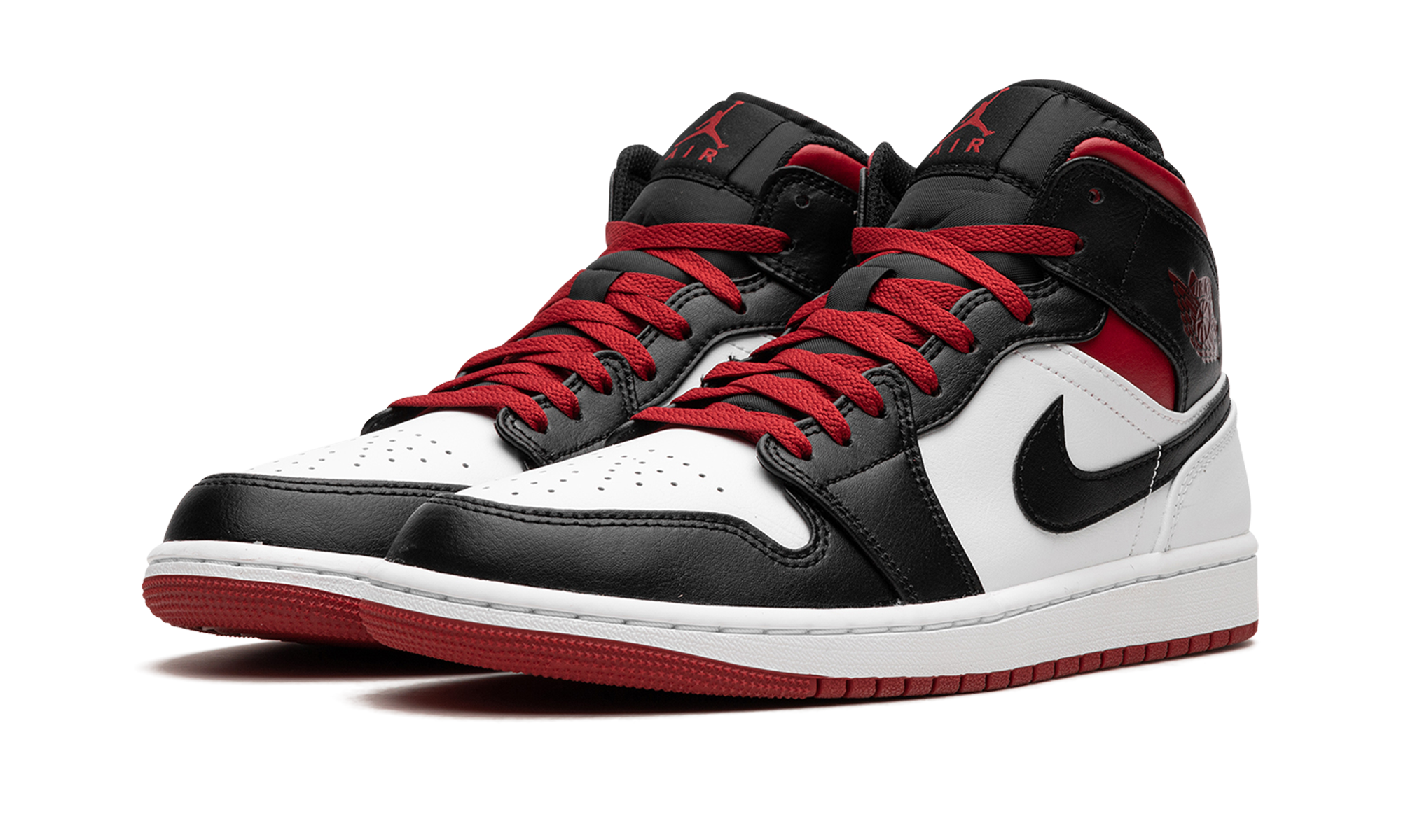 Air Jordan 1 Mid "gym Red Black Toe" - 2