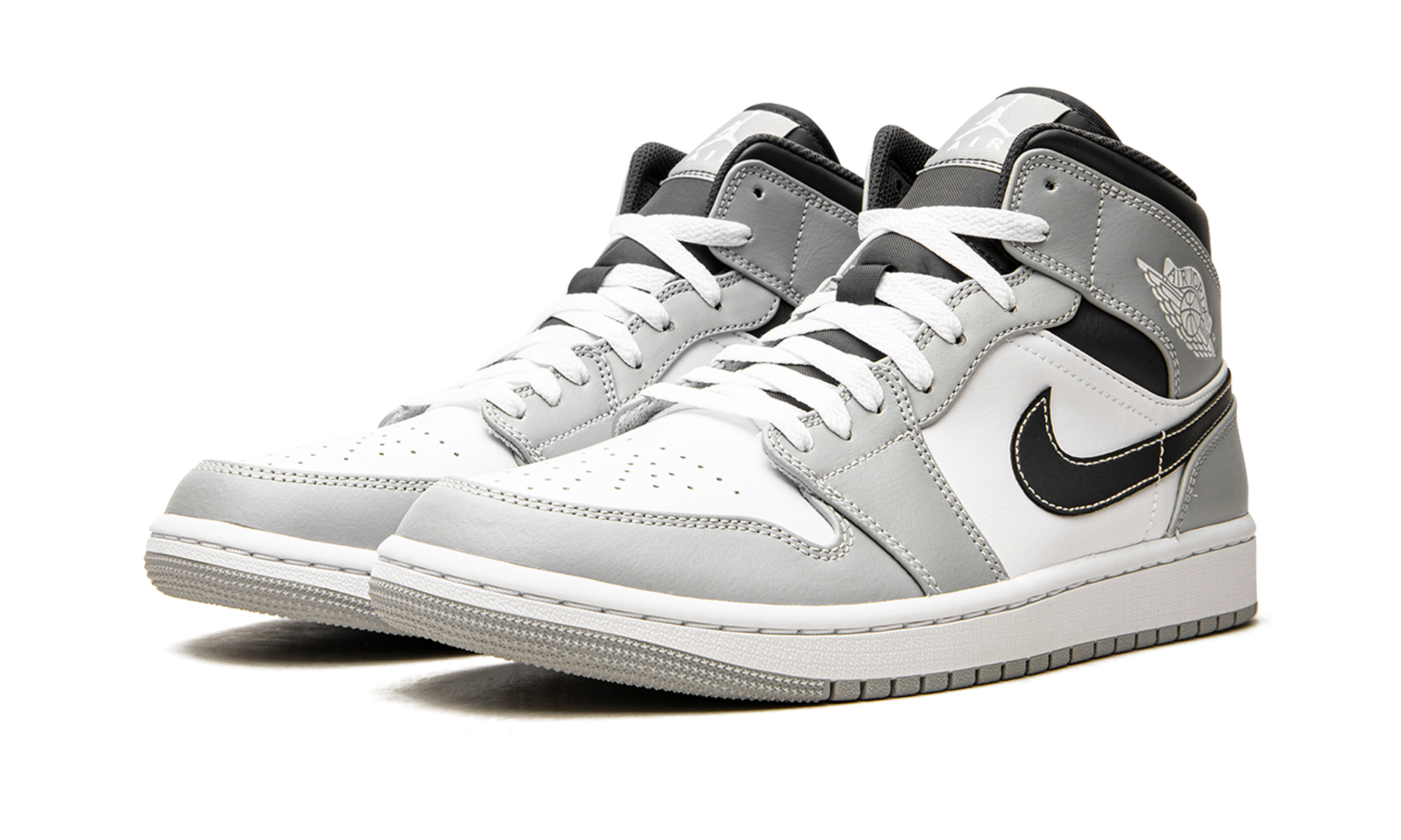Air Jordan 1 Mid "light Smoke Grey 2.0" - 2