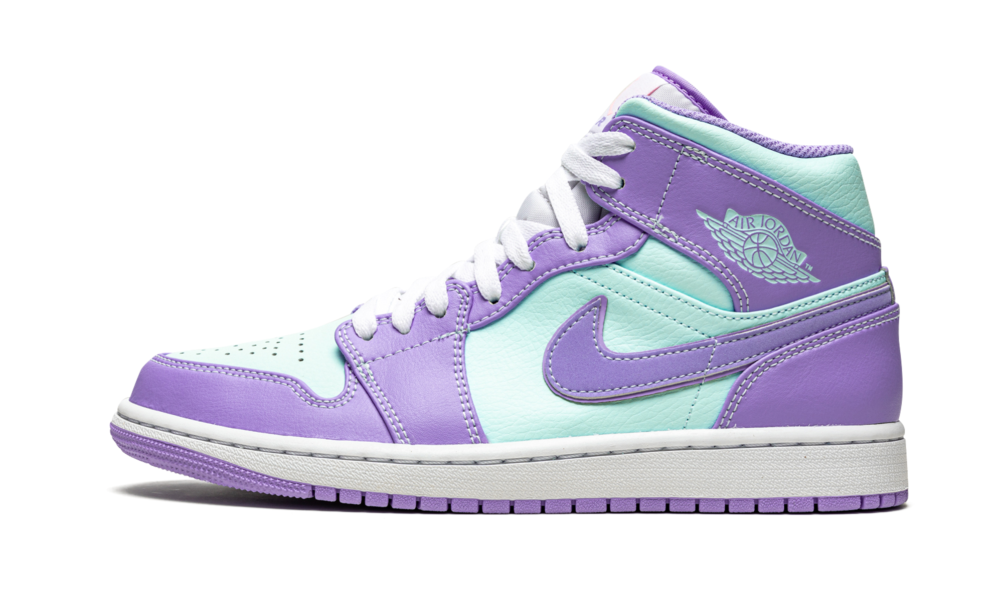 Air Jordan 1 Mid "purple Pulse / Glacier Blue" - 1