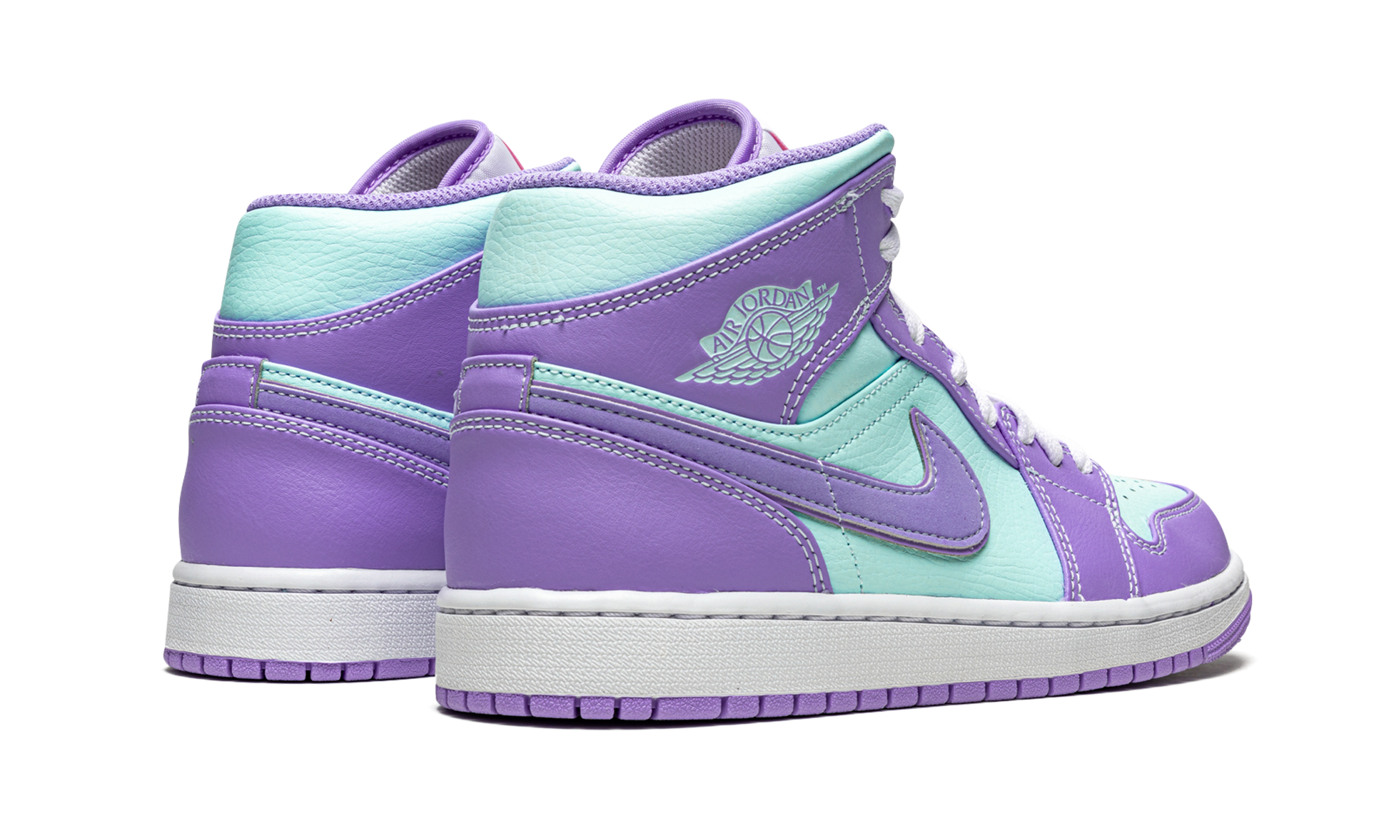 Air Jordan 1 Mid "purple Pulse / Glacier Blue" - 3