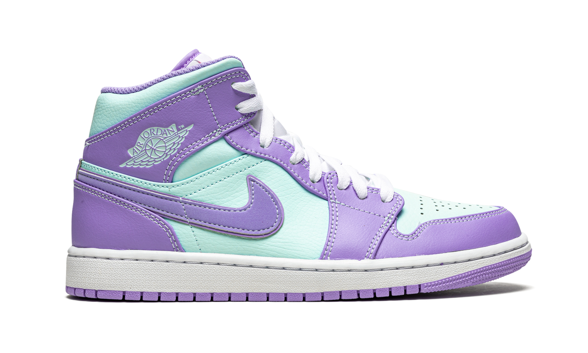 Air Jordan 1 Mid "purple Pulse / Glacier Blue" - 6