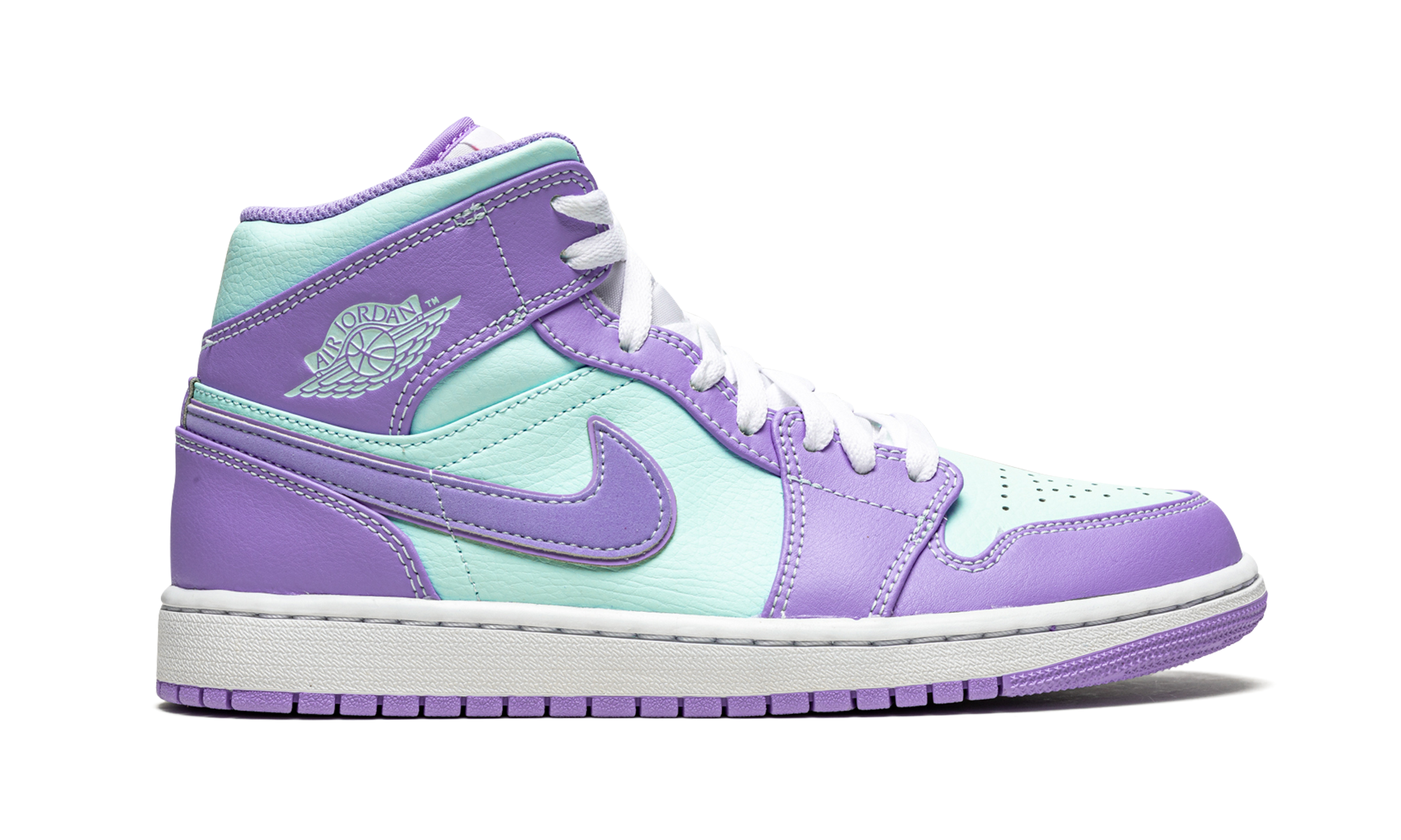 Air Jordan 1 Mid "purple Pulse / Glacier Blue" - 6