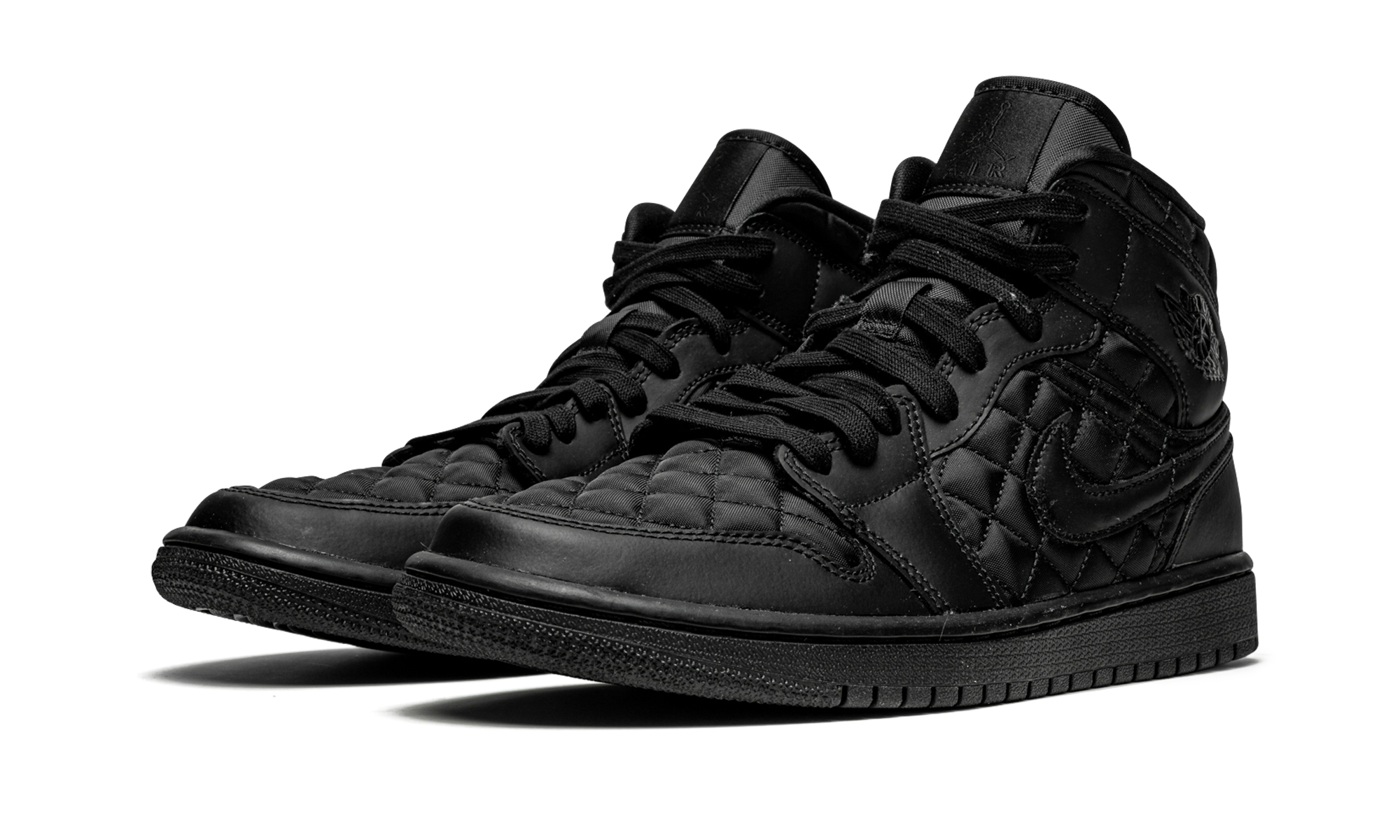 Air Jordan 1 Mid Quilted Wmns "black" - 2