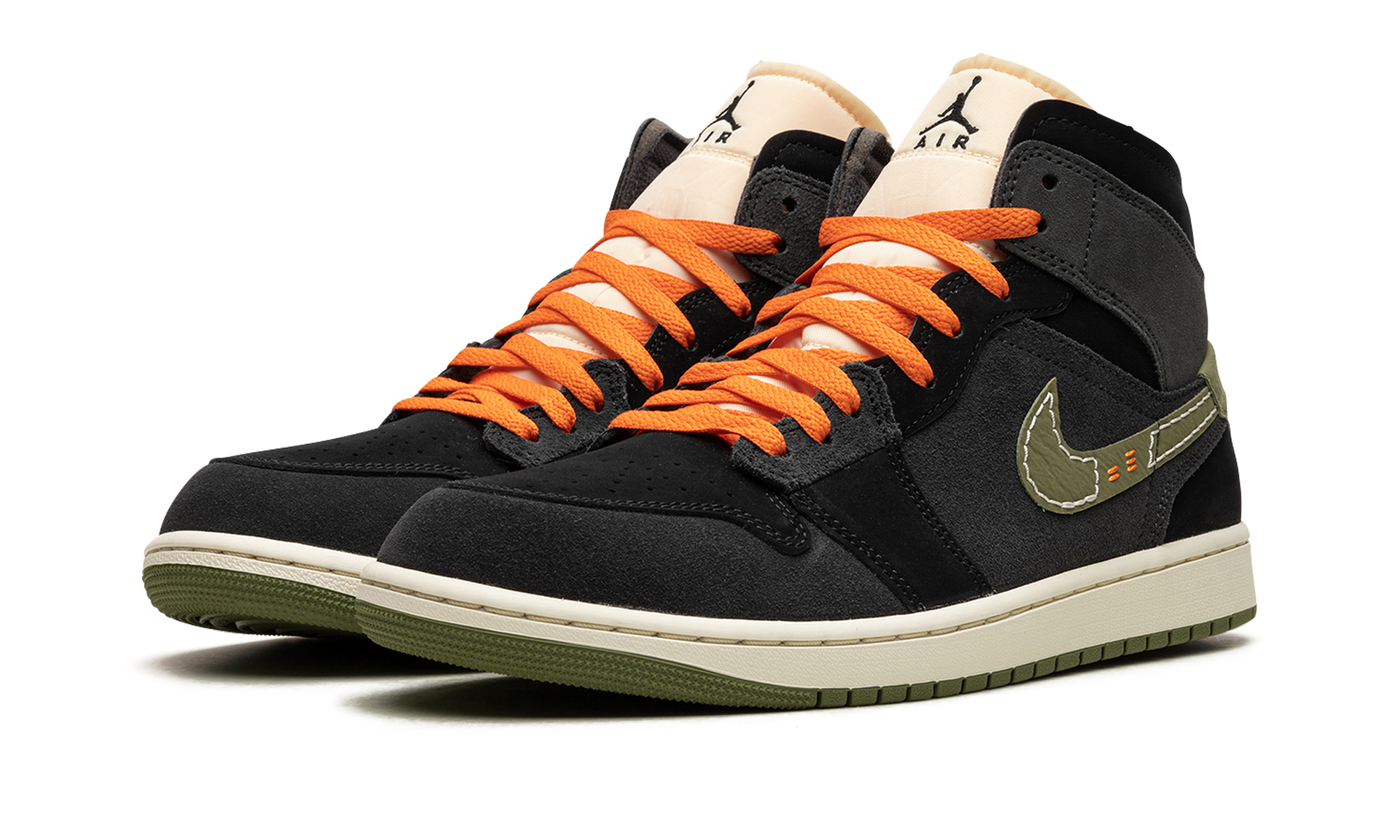Air Jordan 1 Mid Se Craft "anthracite Light Olive" - 2
