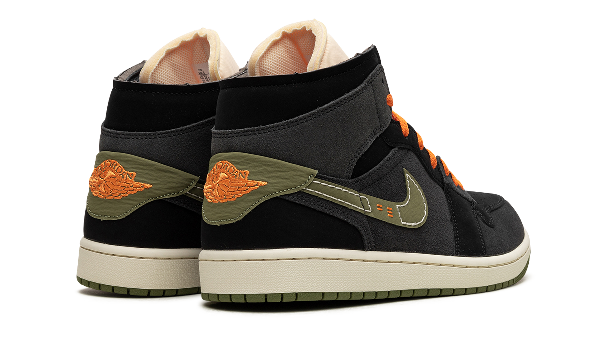 Air Jordan 1 Mid Se Craft "anthracite Light Olive" - 3