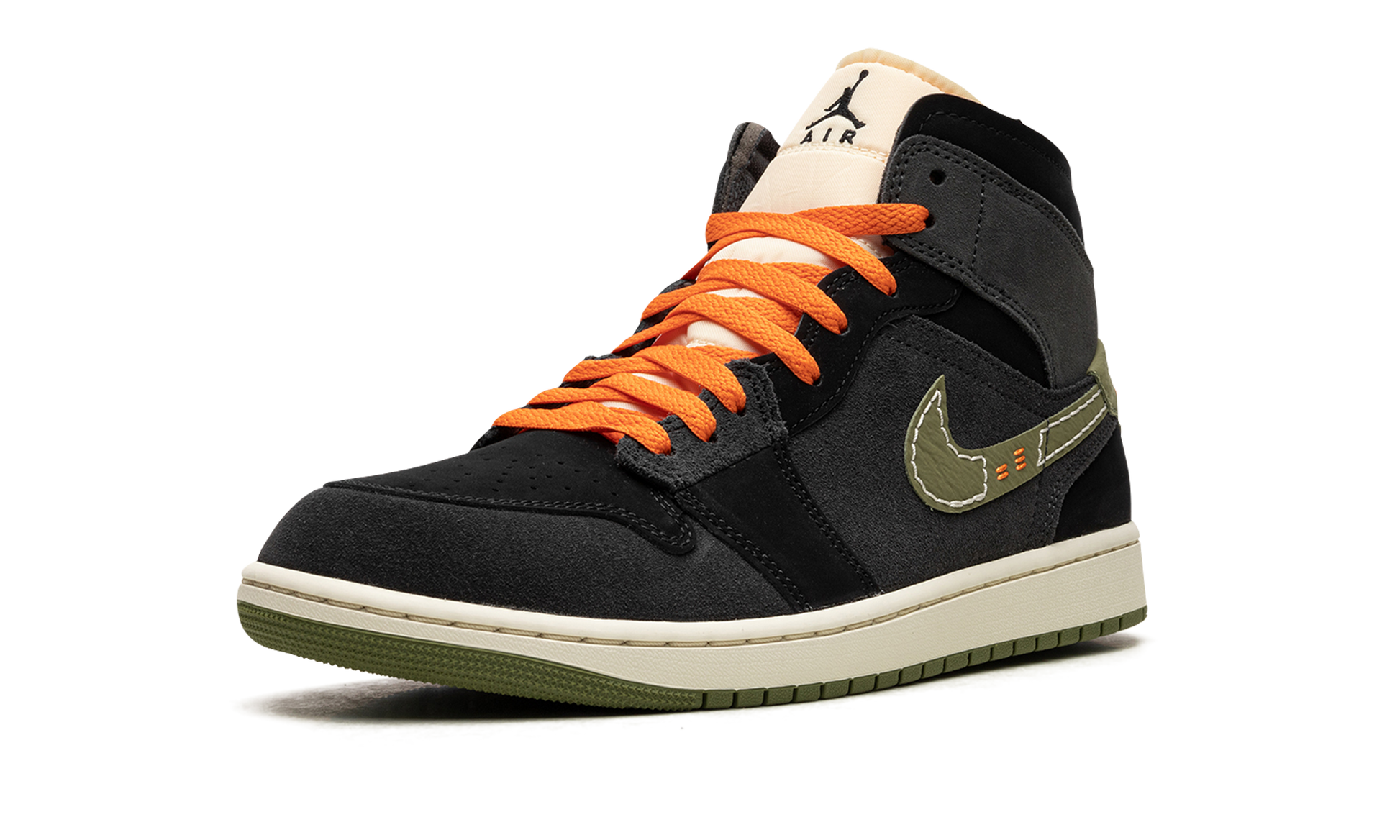 Air Jordan 1 Mid Se Craft "anthracite Light Olive" - 4