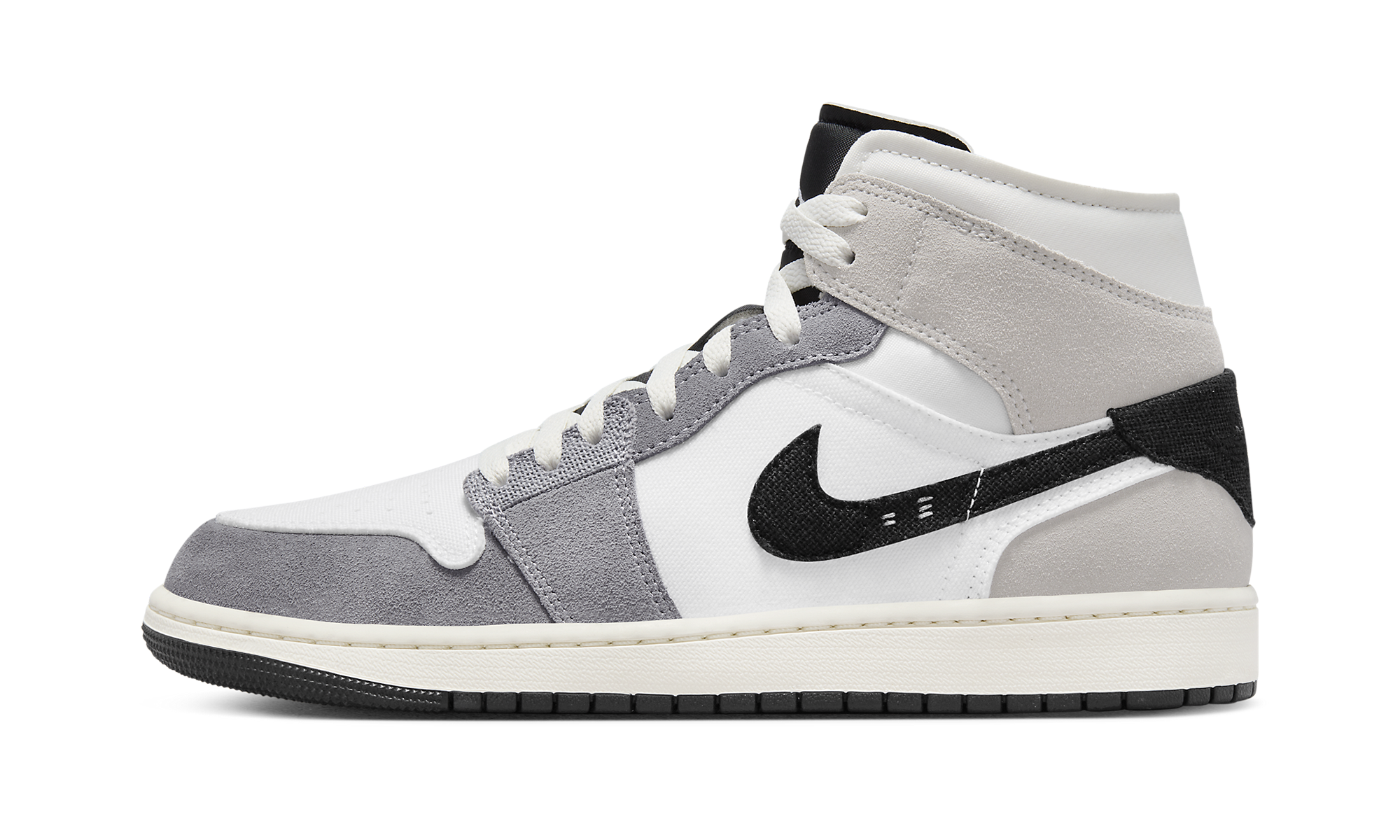 Air Jordan 1 Mid Se Craft "cement Grey" - 1