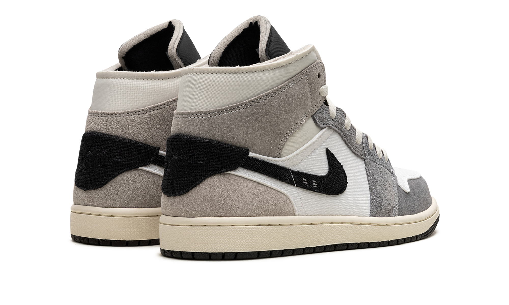 Air Jordan 1 Mid Se Craft "cement Grey" - 3