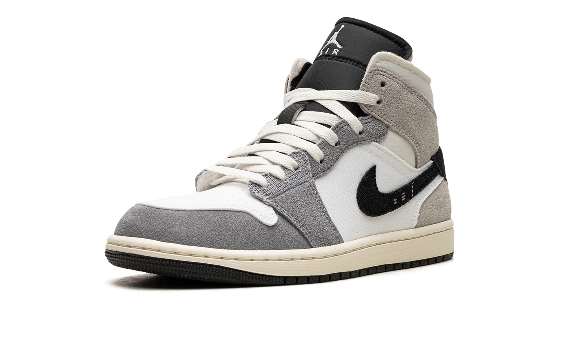 Air Jordan 1 Mid Se Craft "cement Grey" - 4