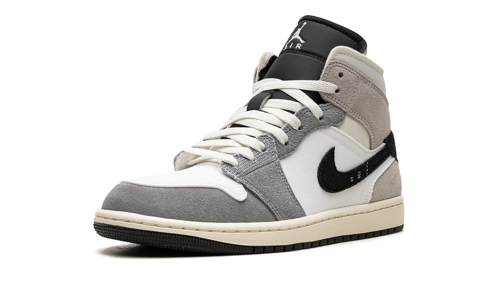 Air Jordan 1 Mid Se Craft "cement Grey" - 4