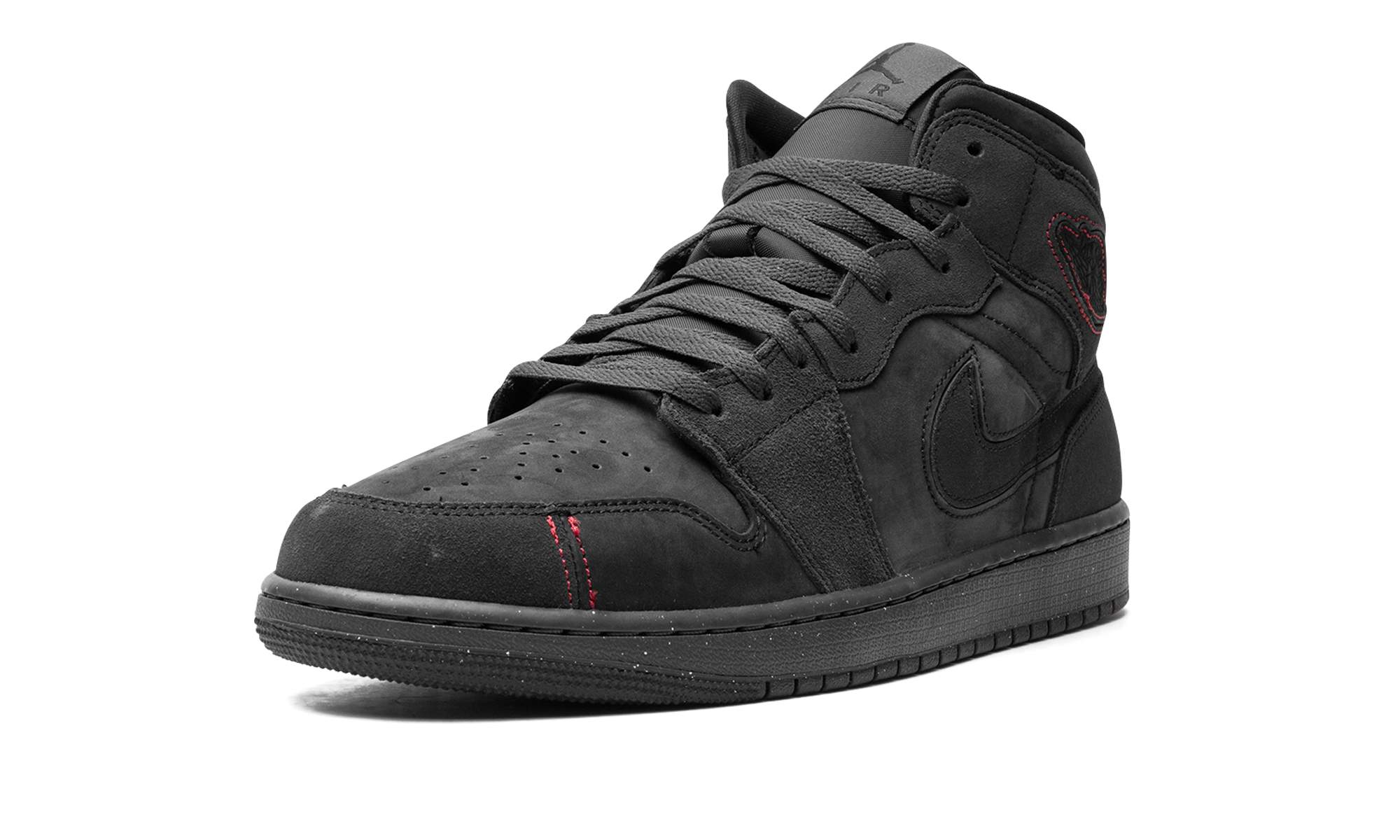 Air Jordan 1 Mid Se Craft "dark Smoke Red" - 4