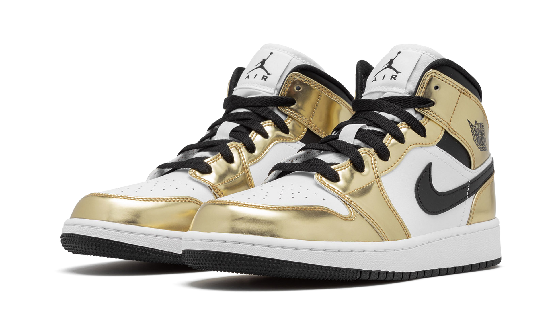 Air Jordan 1 Mid Se Gs "metallic Gold" - 2