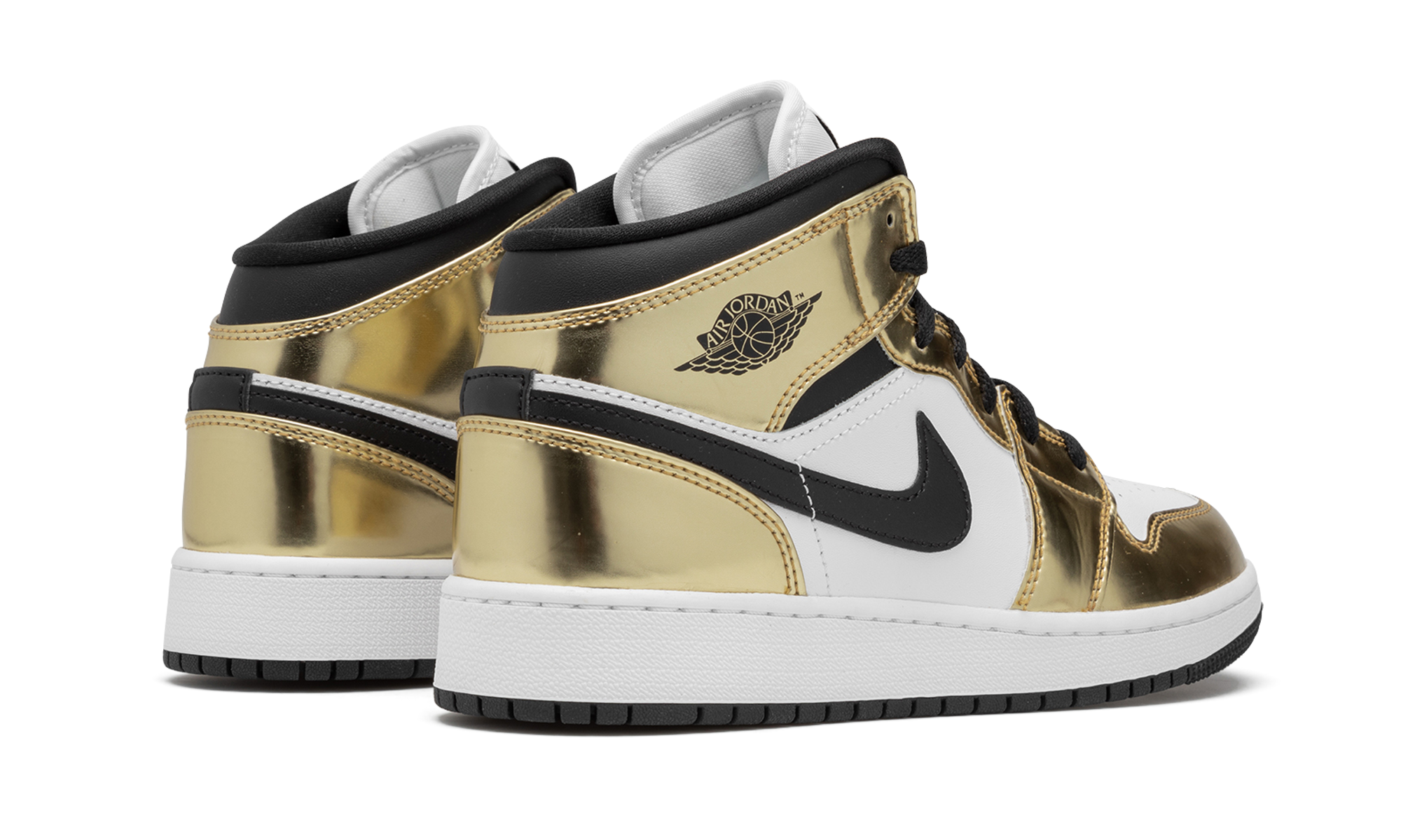 Air Jordan 1 Mid Se Gs "metallic Gold" - 3