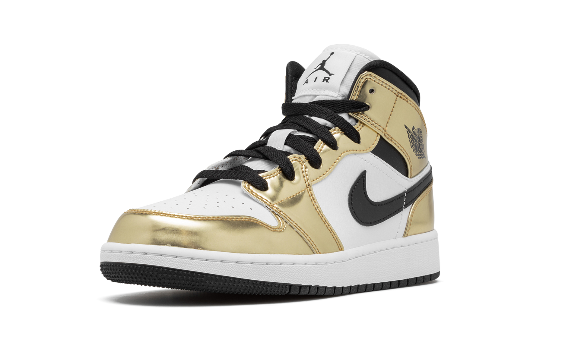 Air Jordan 1 Mid Se Gs "metallic Gold" - 4