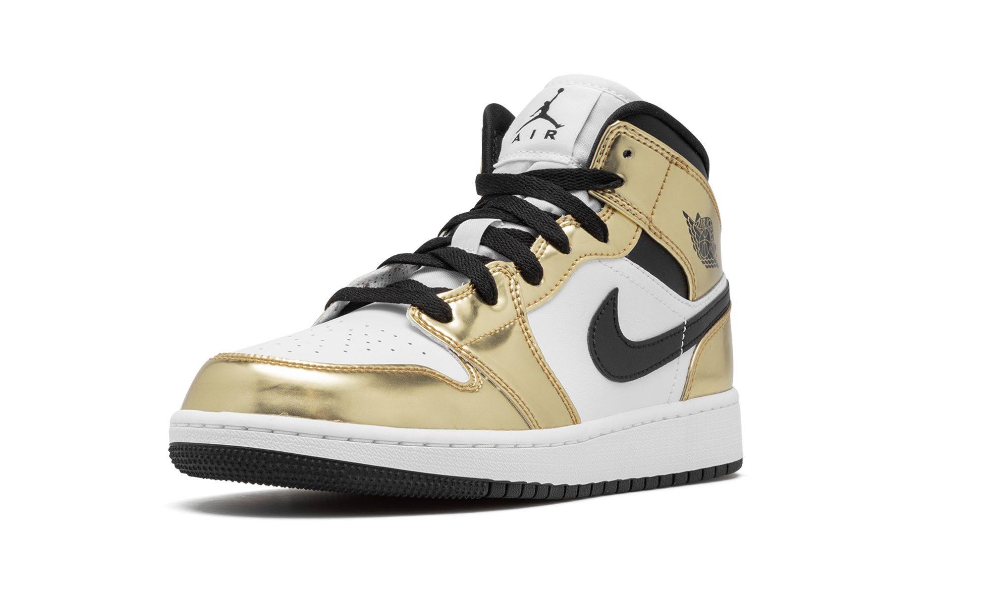 Air Jordan 1 Mid Se Gs "metallic Gold" - 4