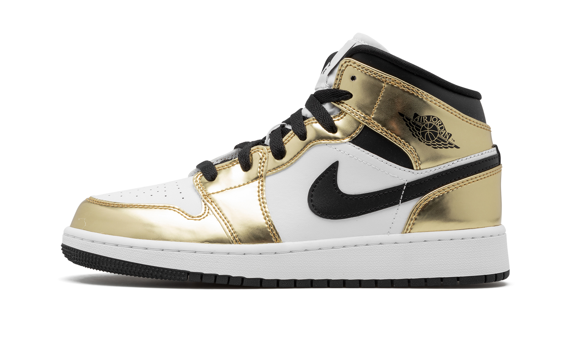 Air Jordan 1 Mid Se Gs "metallic Gold" - 8