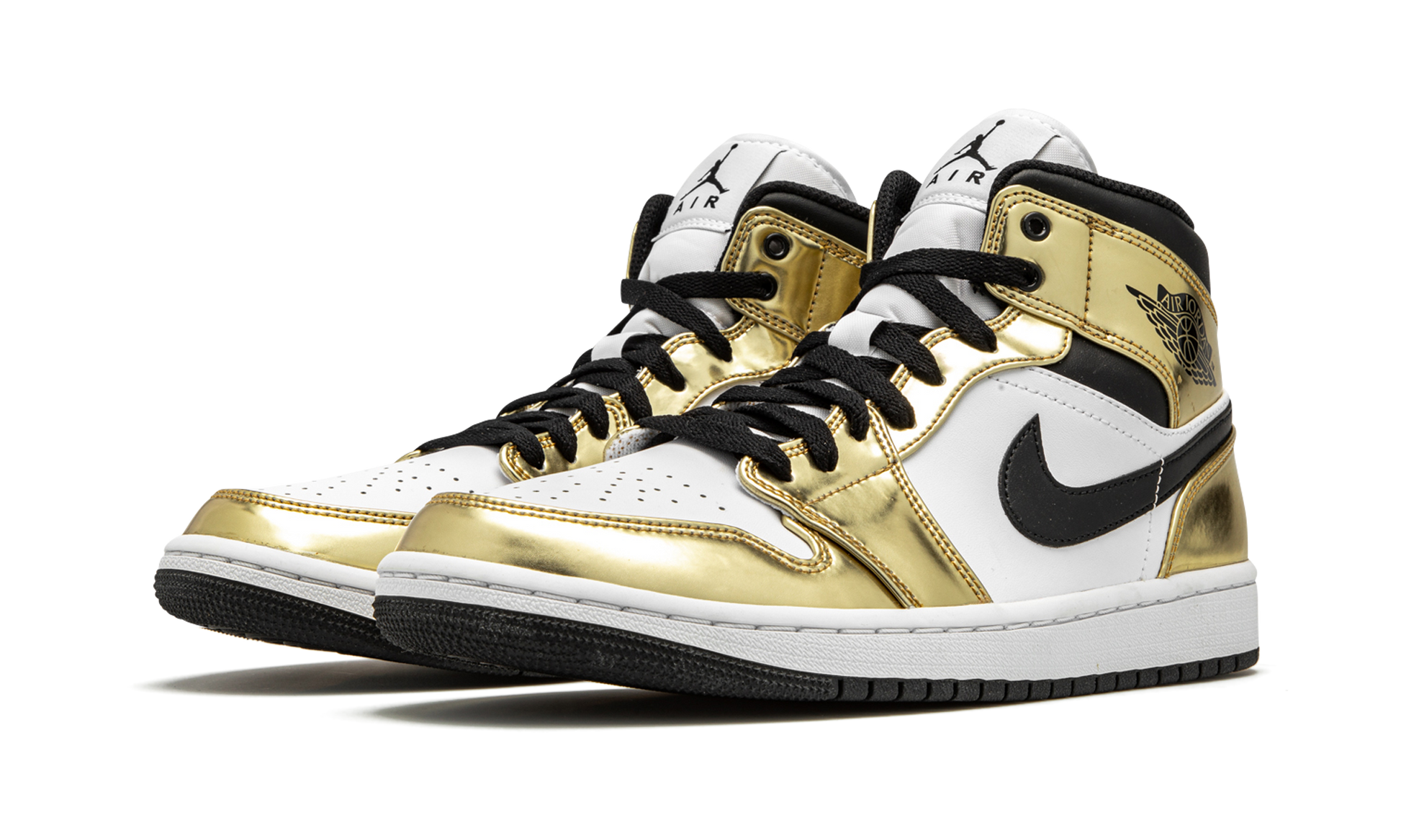 Air Jordan 1 Mid Se "metallic Gold" - 2